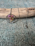 Spring Lush Silver Necklace