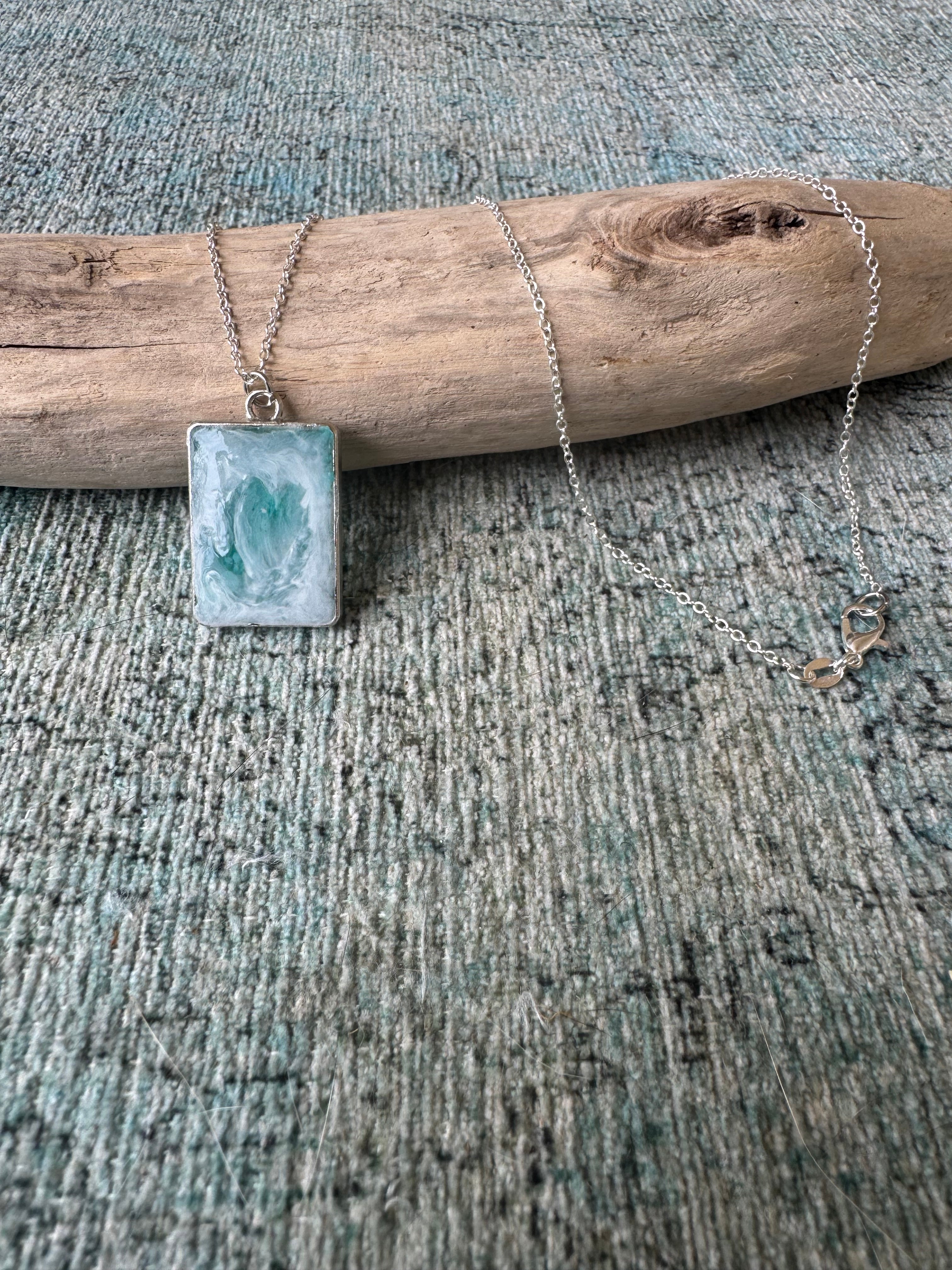 Icy Waters Silver Necklace