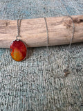 Eternal Flame Silver Necklace