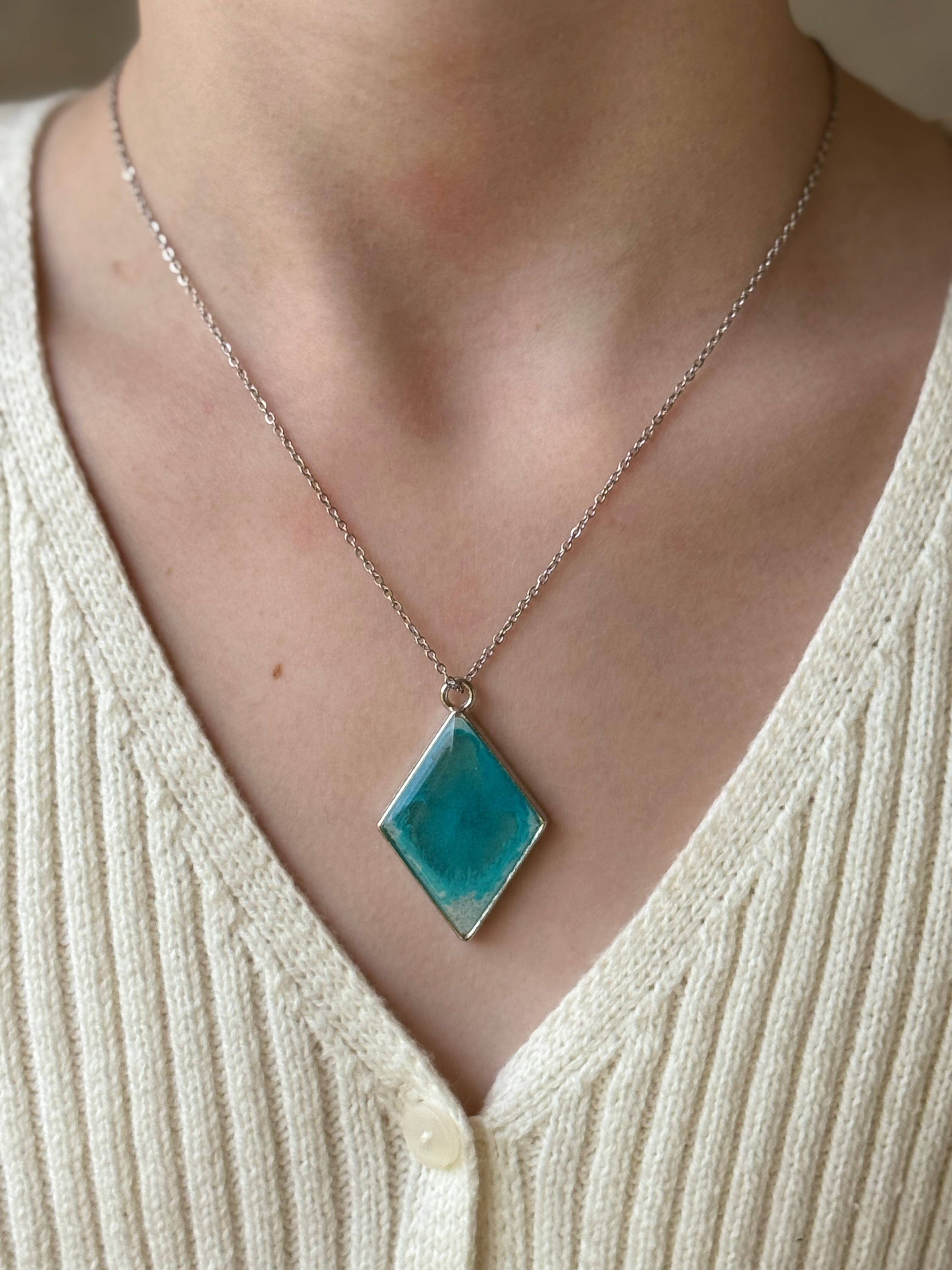 Bahama Breeze Silver Necklace