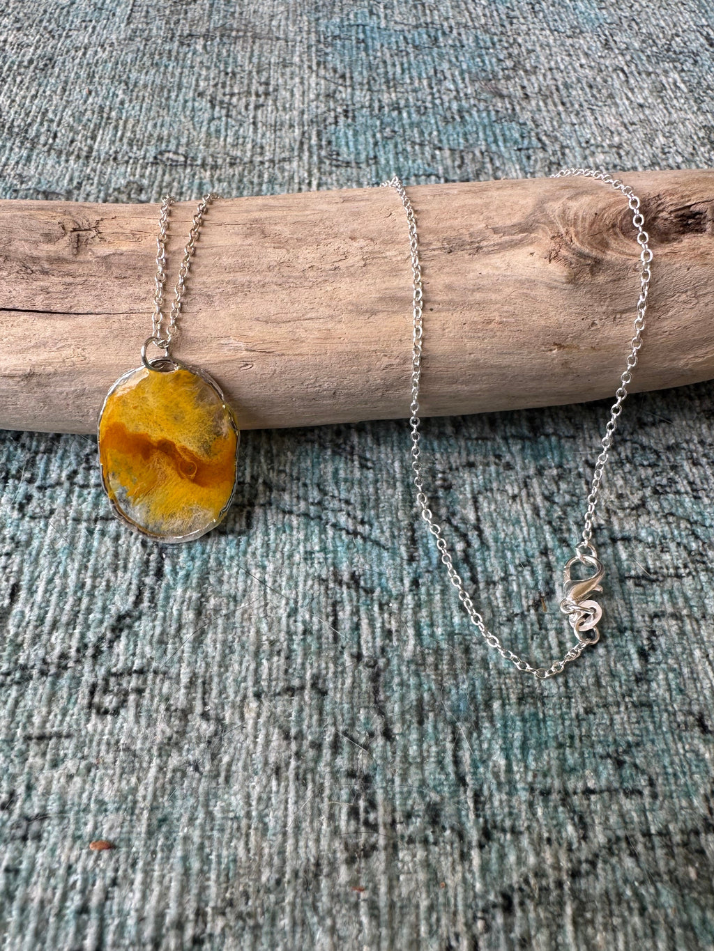 Honey Sun Silver Necklace