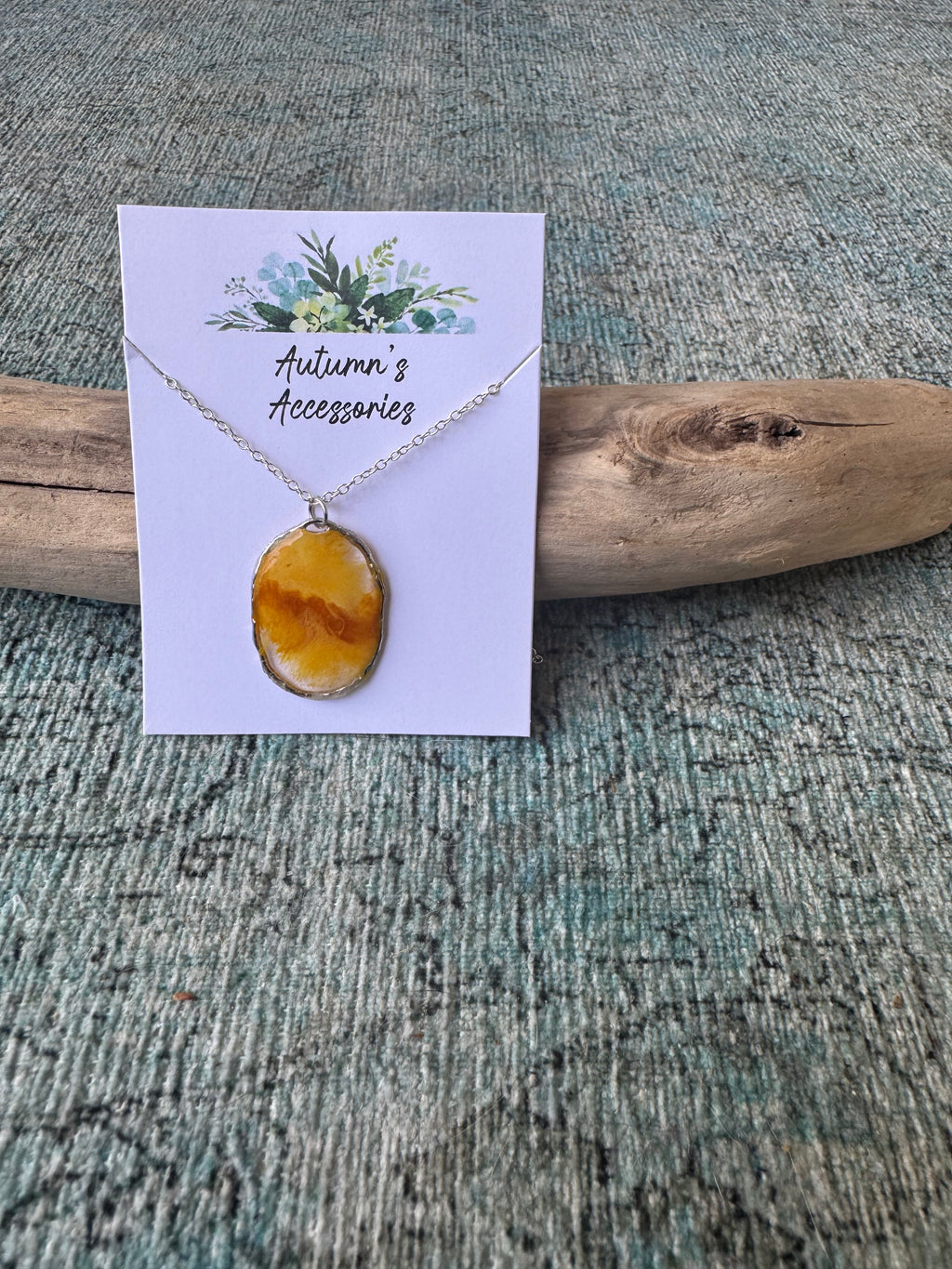 Honey Sun Silver Necklace