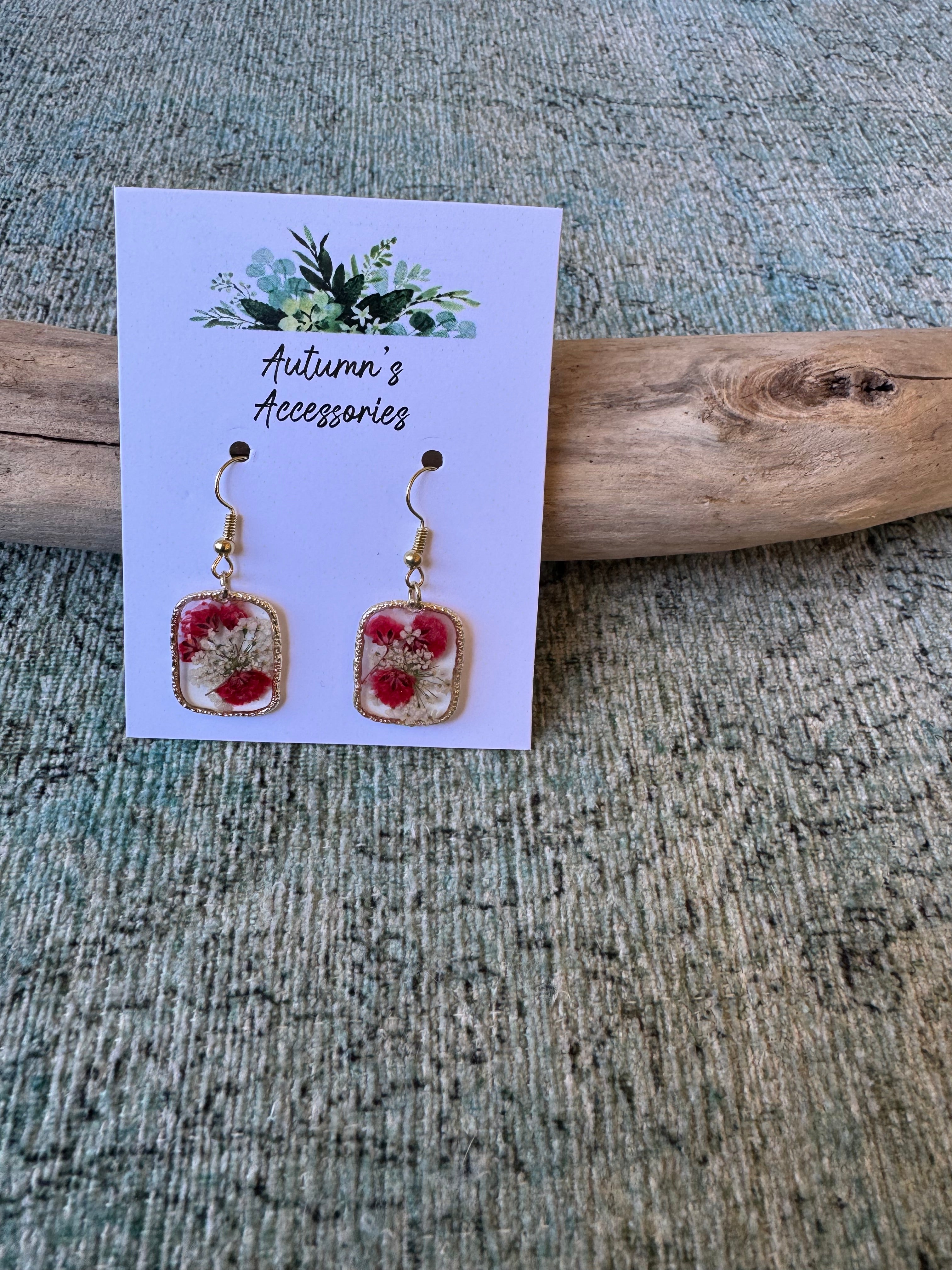 Cherry Blossom Gold Earrings