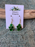 Mermaid Tail Gold Earrings
