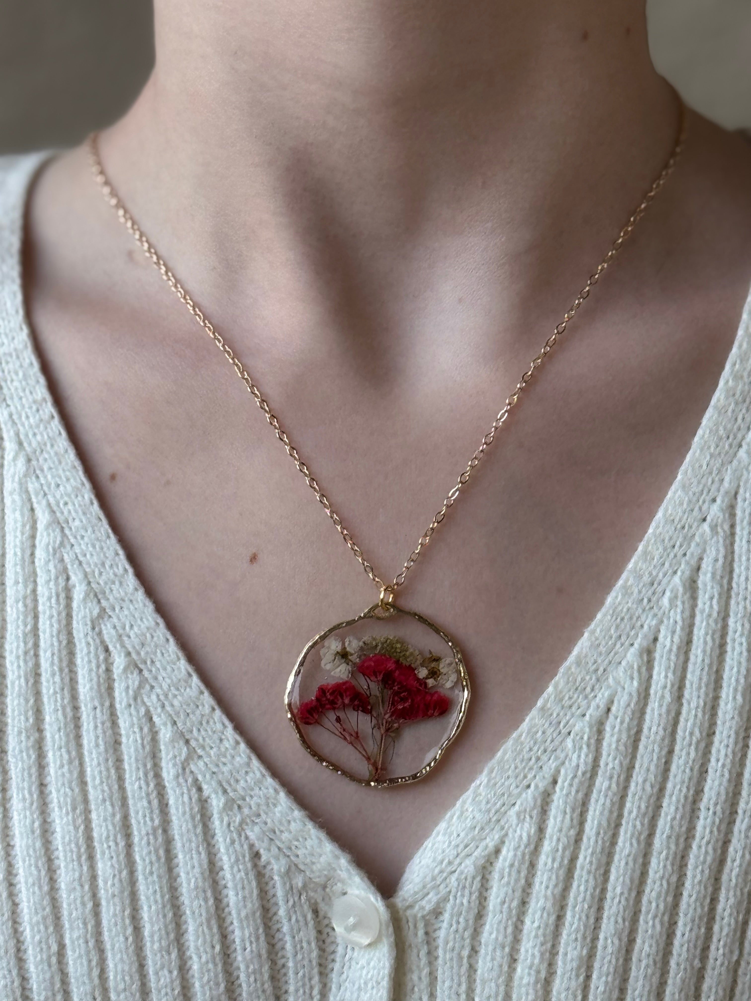 Floral Harmony Necklace/Earrings Set