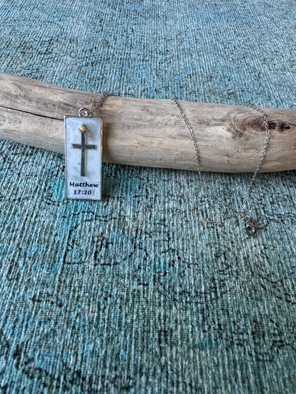 Cross of Hope Silver Necklace