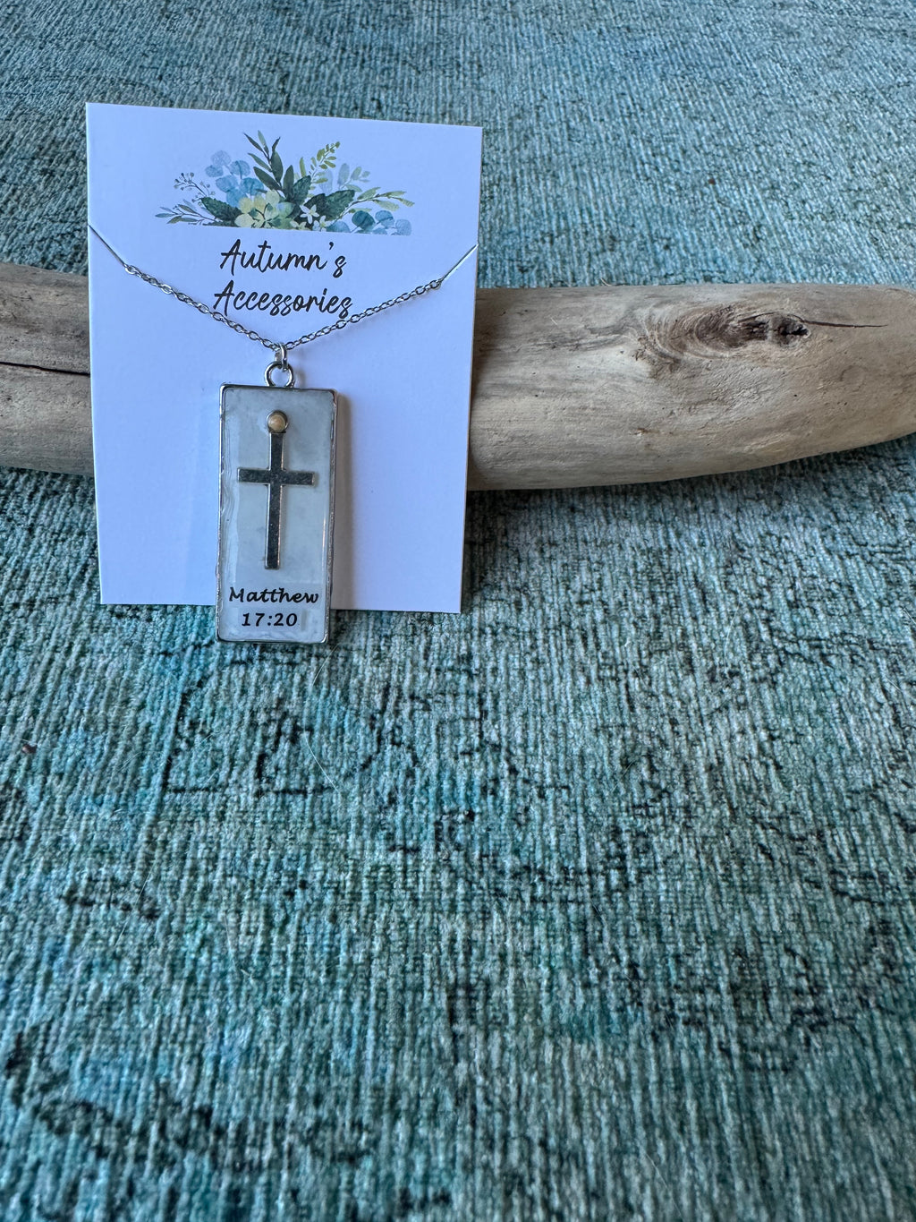Cross of Hope Silver Necklace