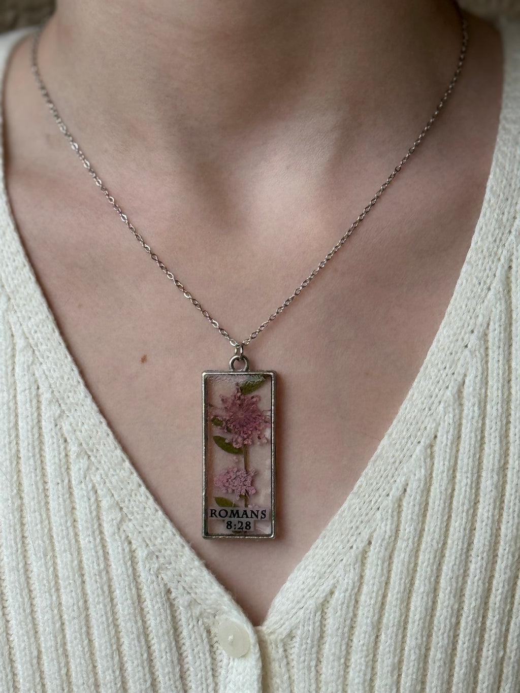 Spirit Lead Me Silver Necklace