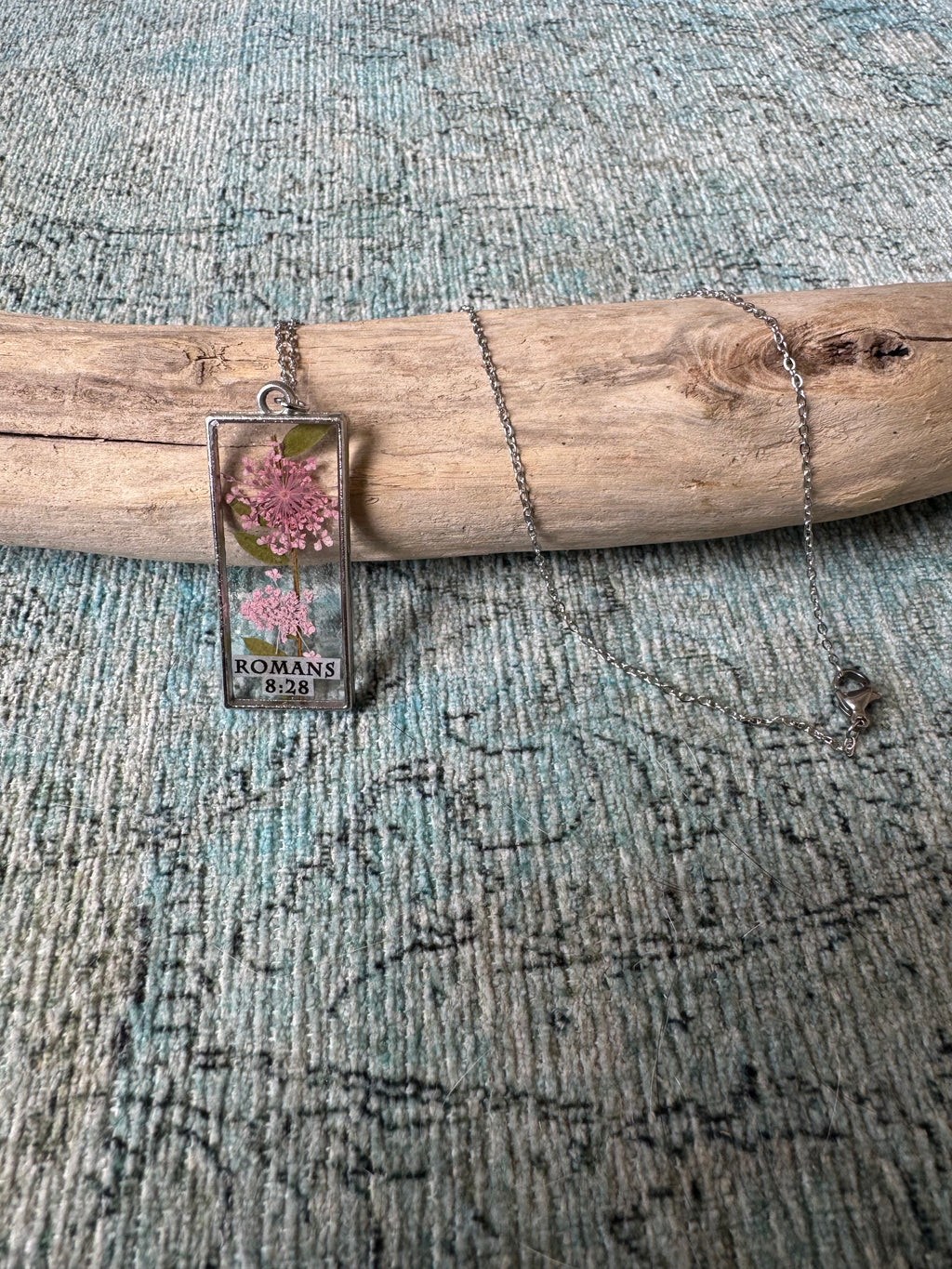 Spirit Lead Me Silver Necklace