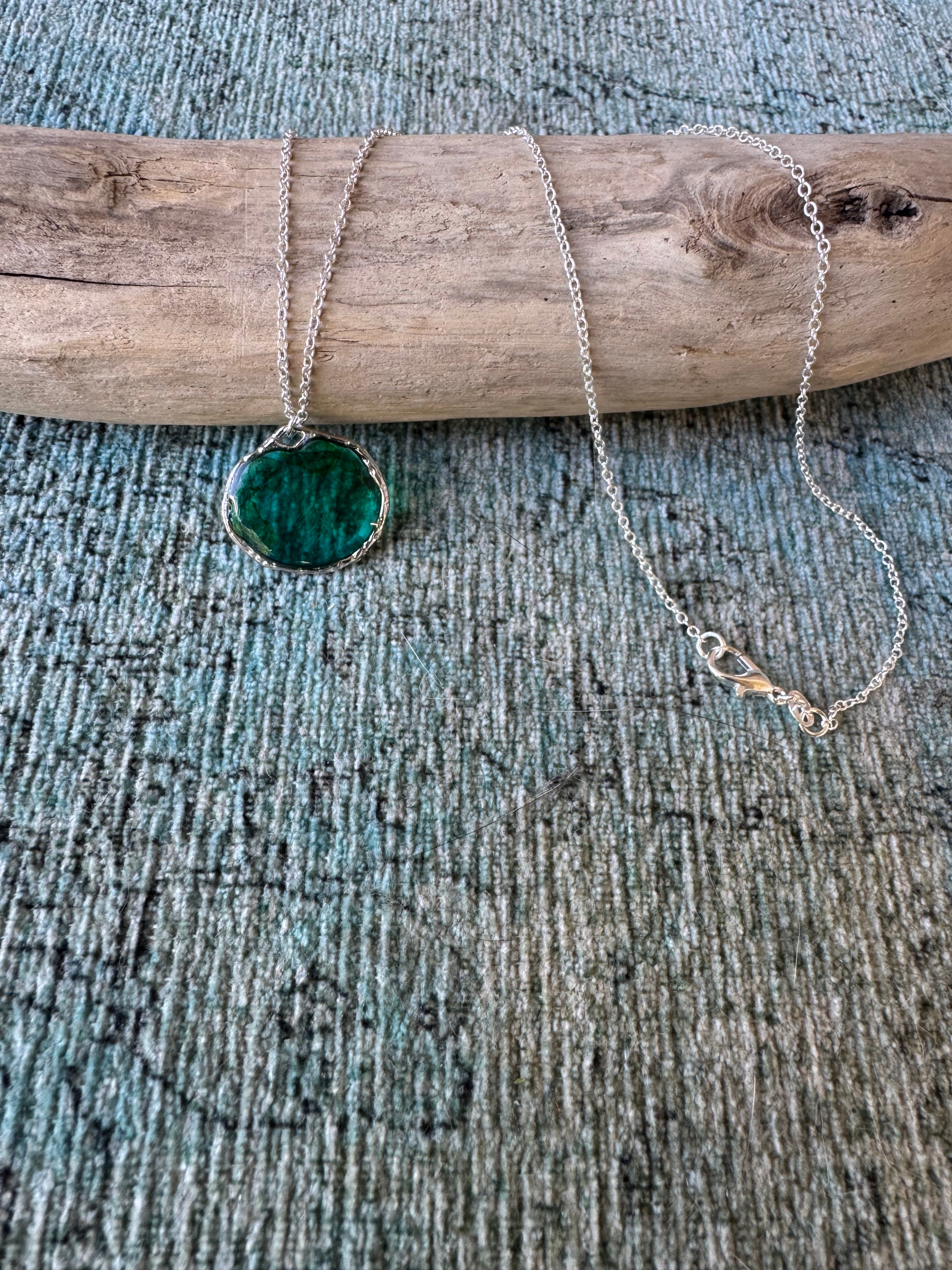 Sea Turtle Silver Necklace