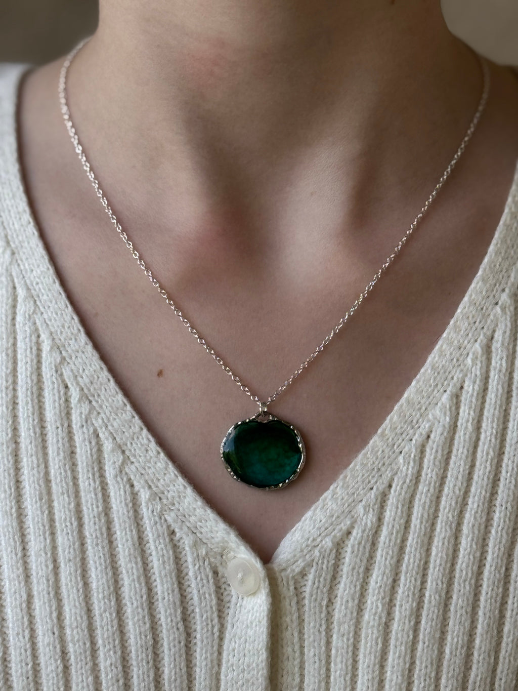 Sea Turtle Silver Necklace