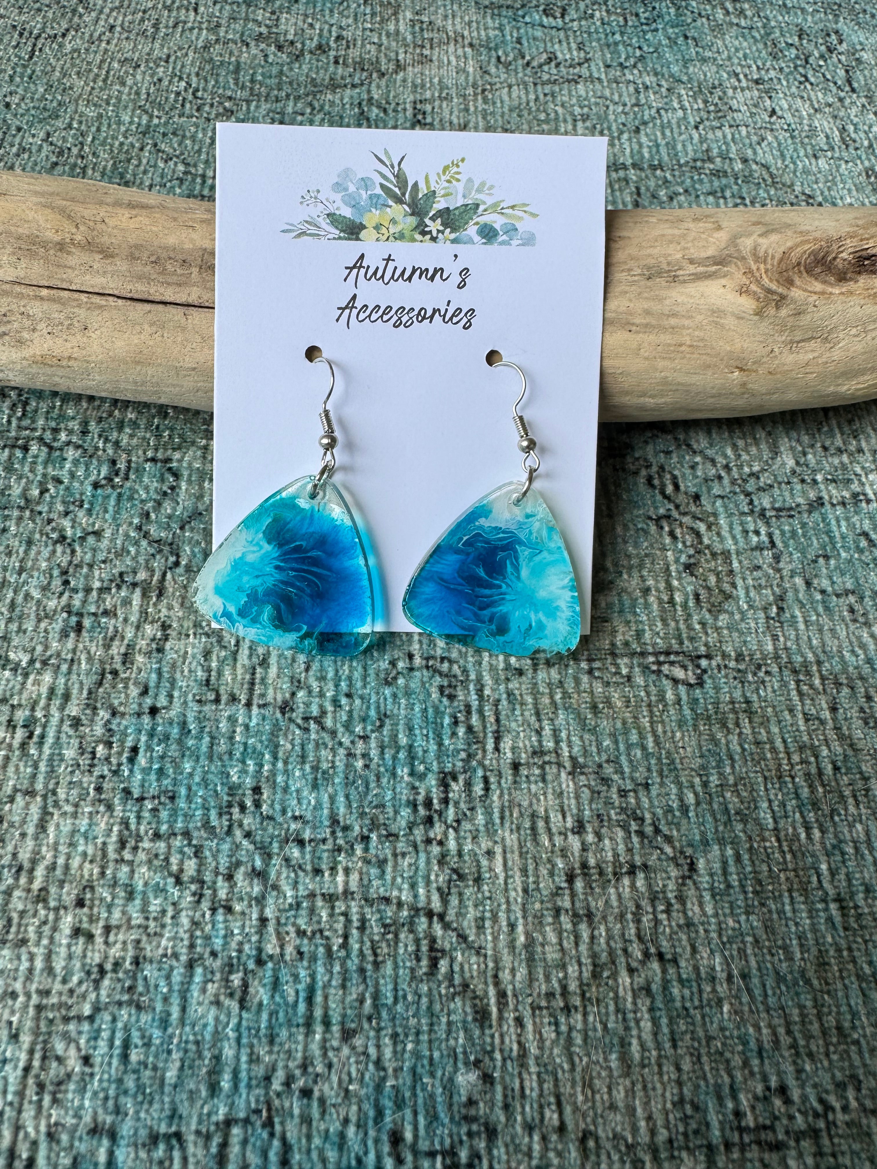 Ocean Breeze Silver Earrings