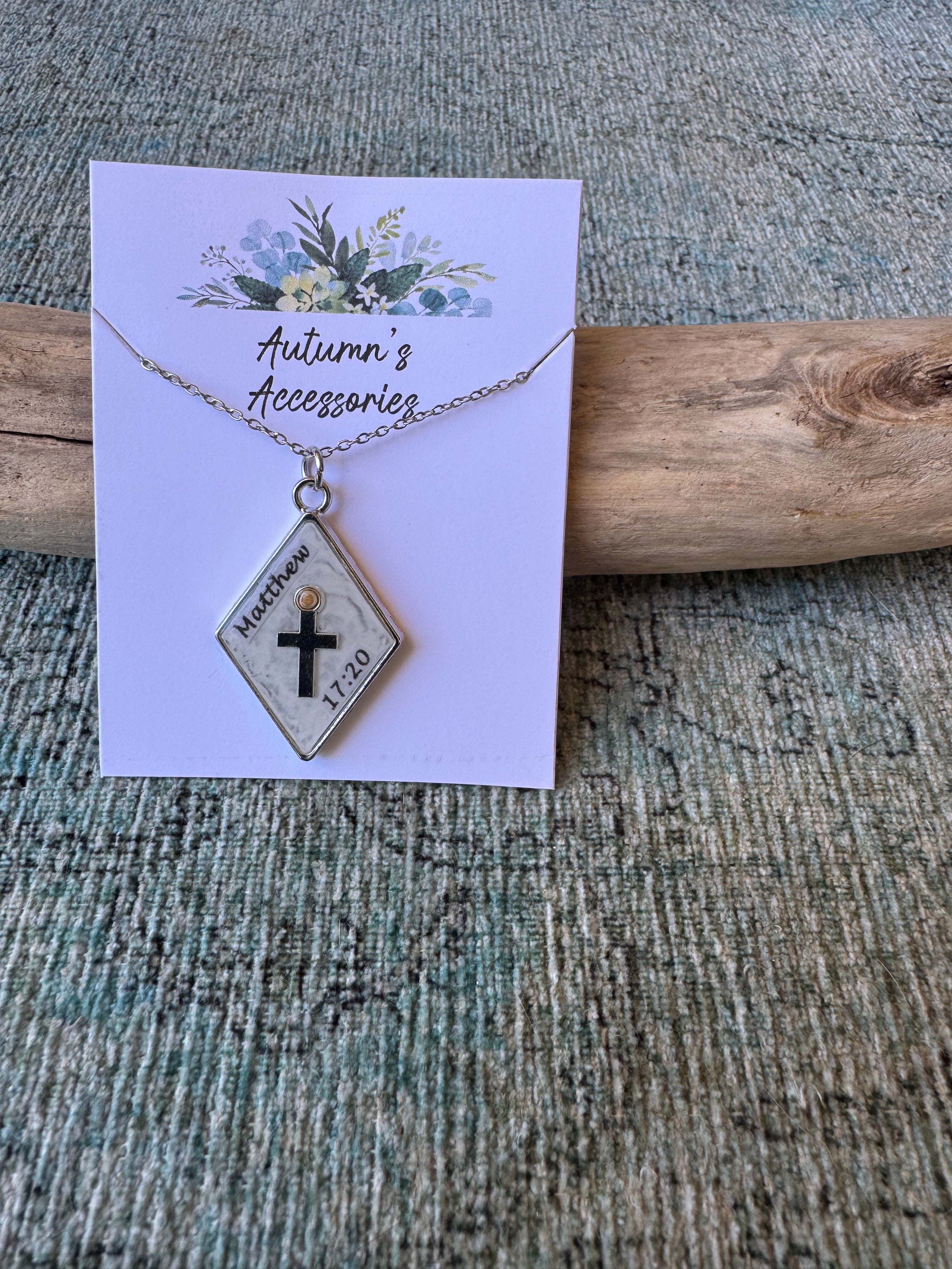 Quiet Faith Silver Necklace