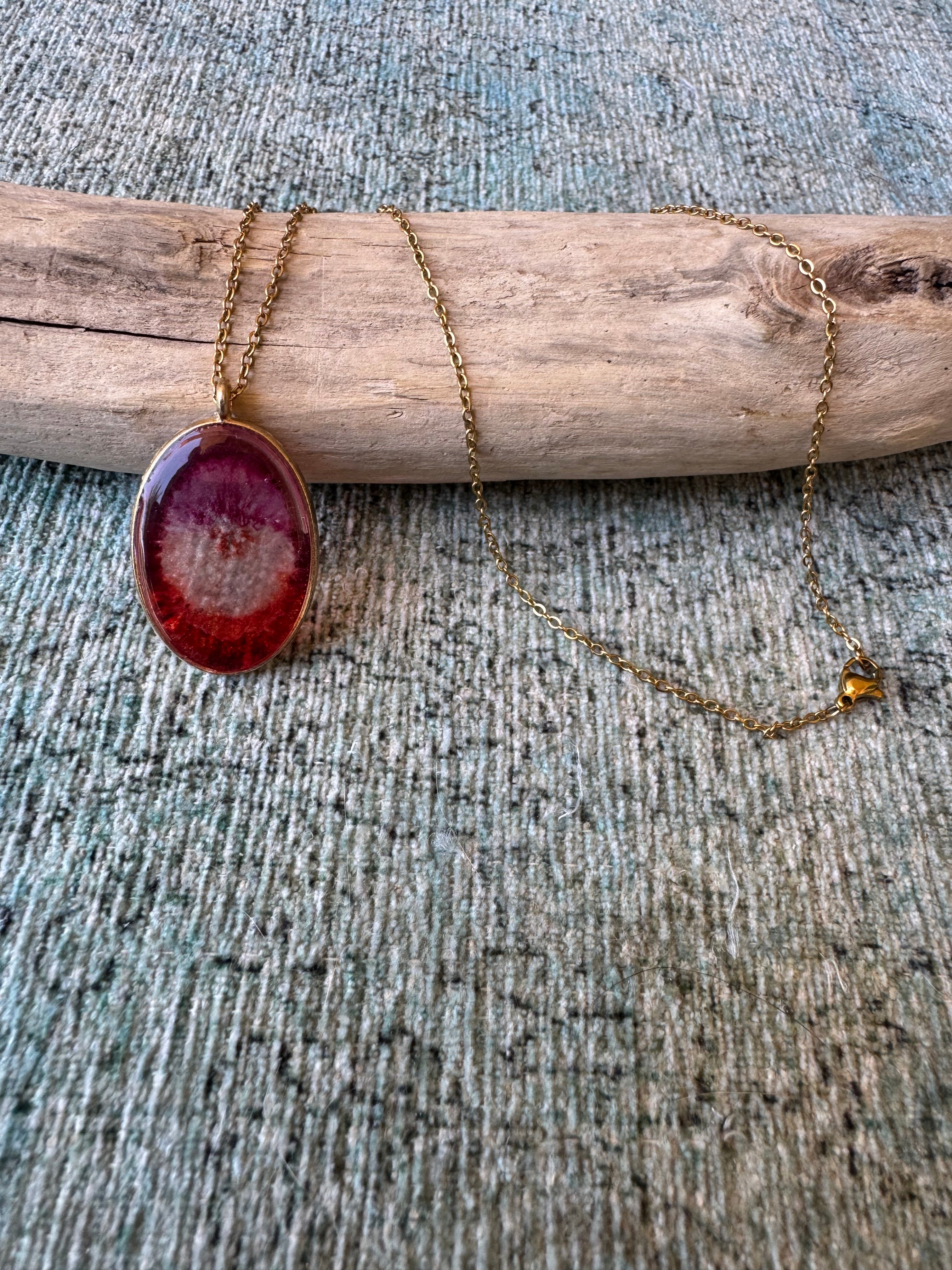 Water Blossom Gold Necklace