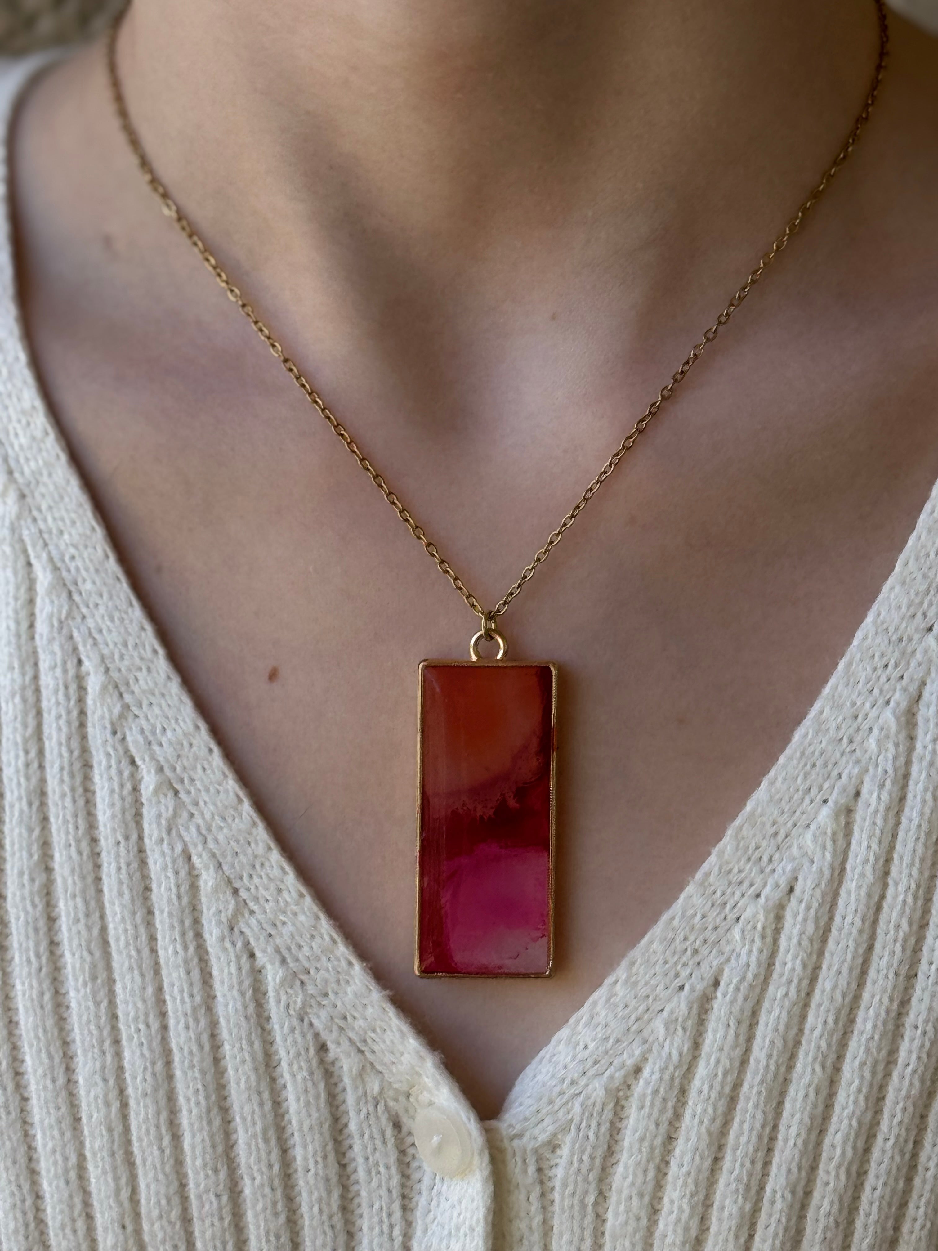 Summer Sorbet Gold Necklace