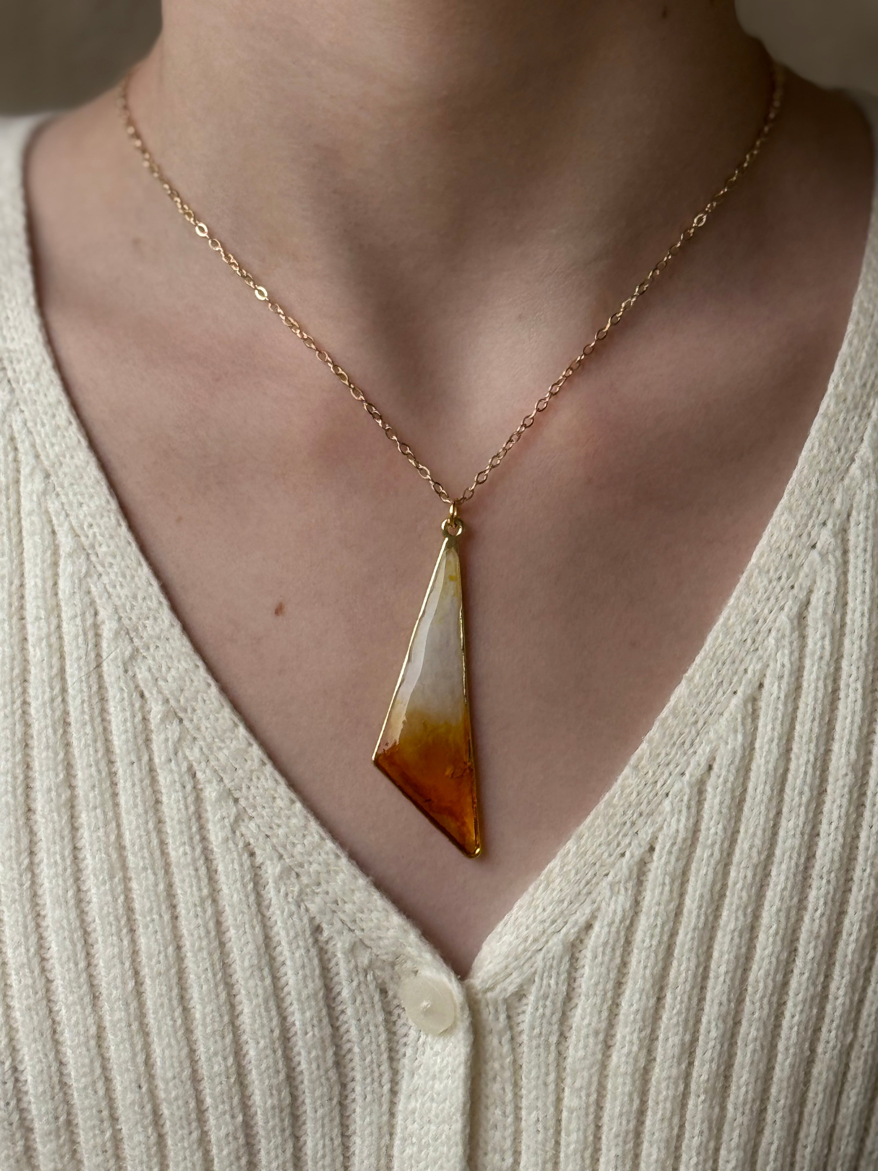 Sunlit Canyon Gold Necklace