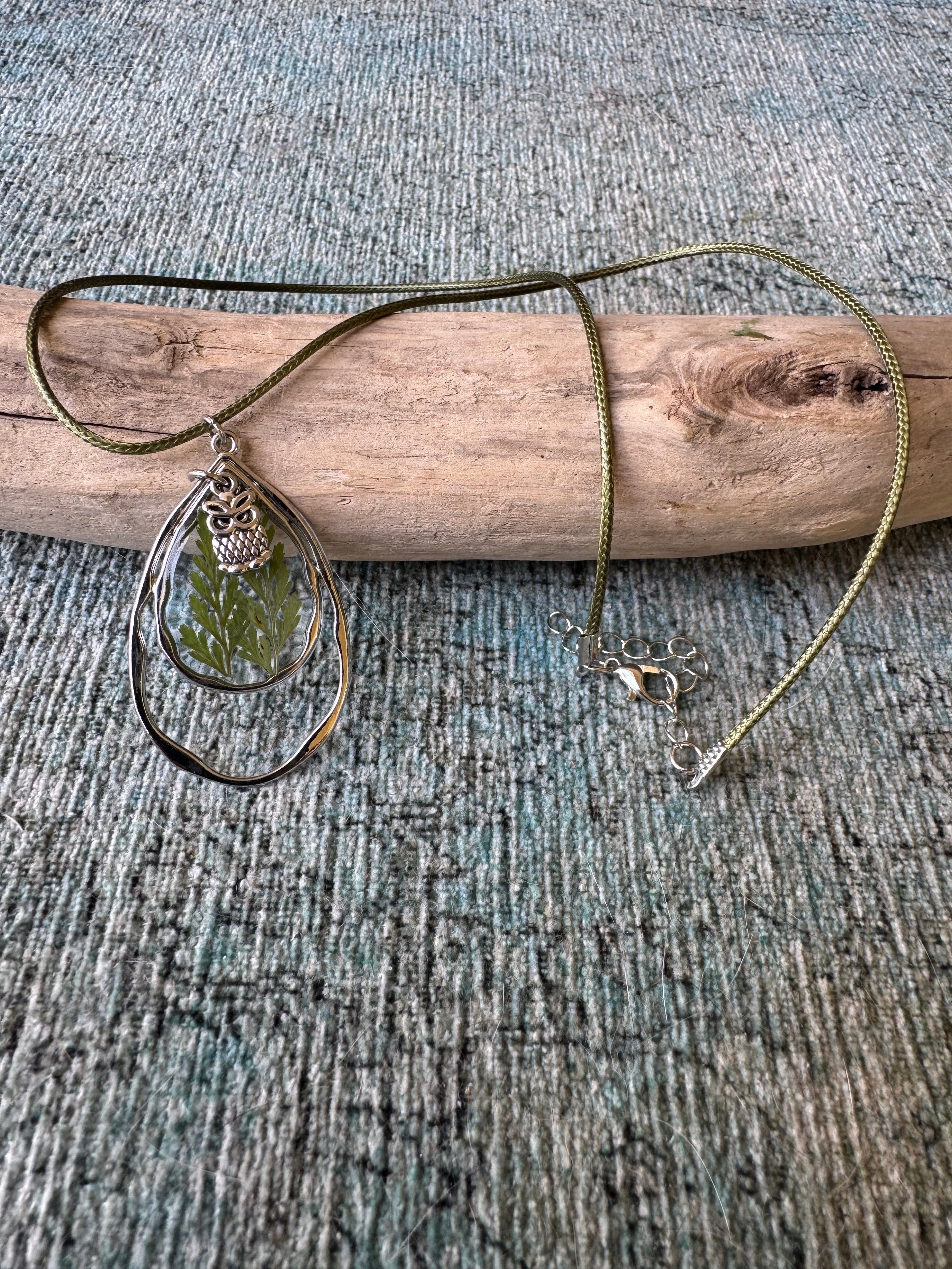 Wisdom Forest Silver Necklace