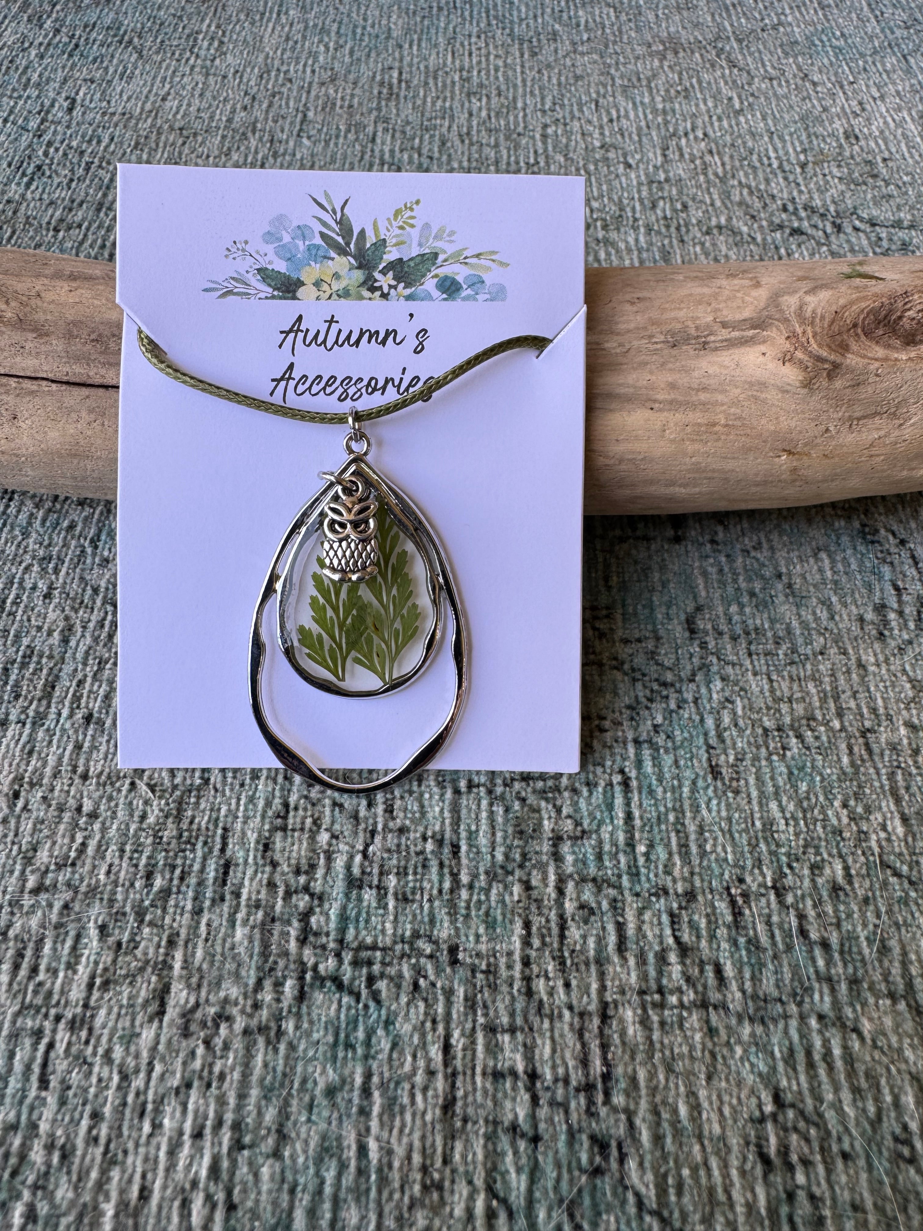 Wisdom Forest Silver Necklace