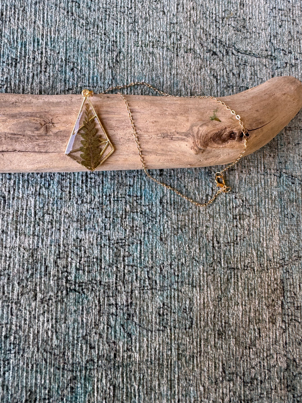 Evergreen Prism Gold Necklace