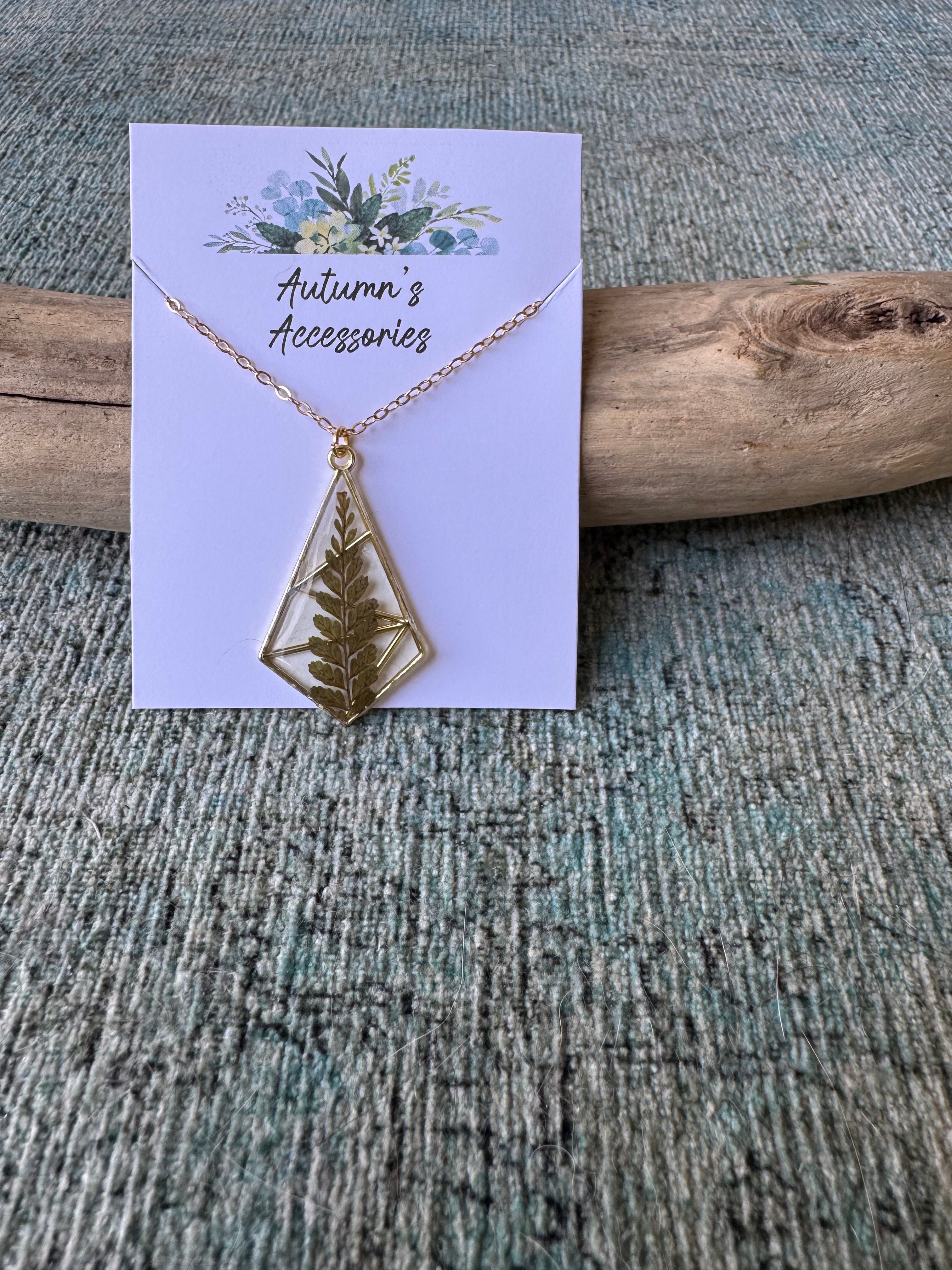 Evergreen Prism Gold Necklace