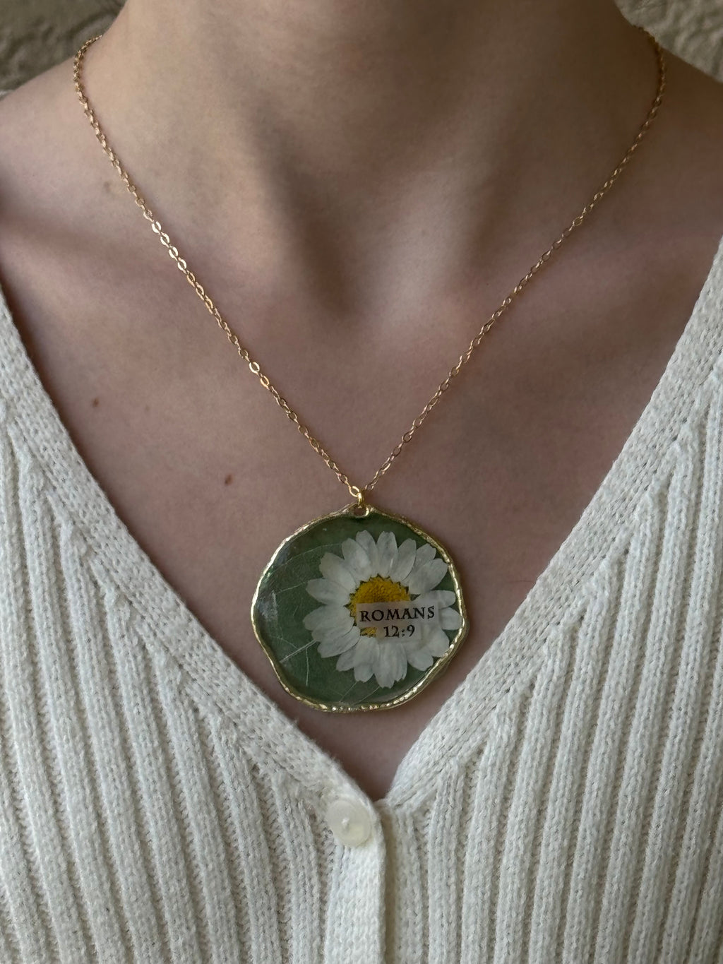 Meadow Faith Gold Necklace