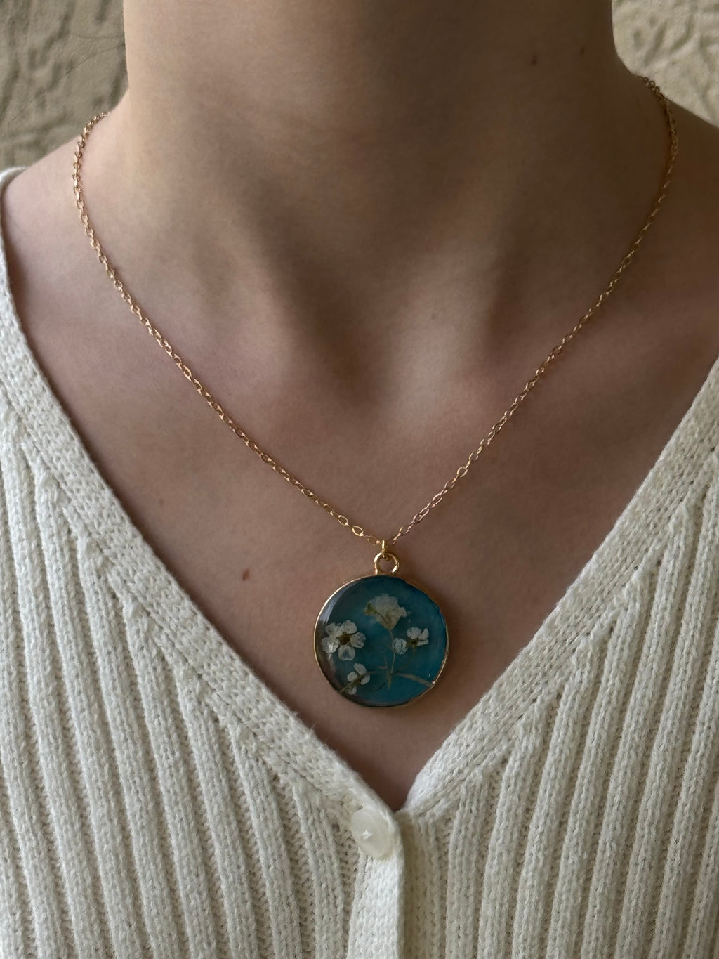 Breezy Blossoms Gold Necklace