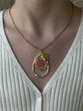 Daisy Wings Gold Necklace