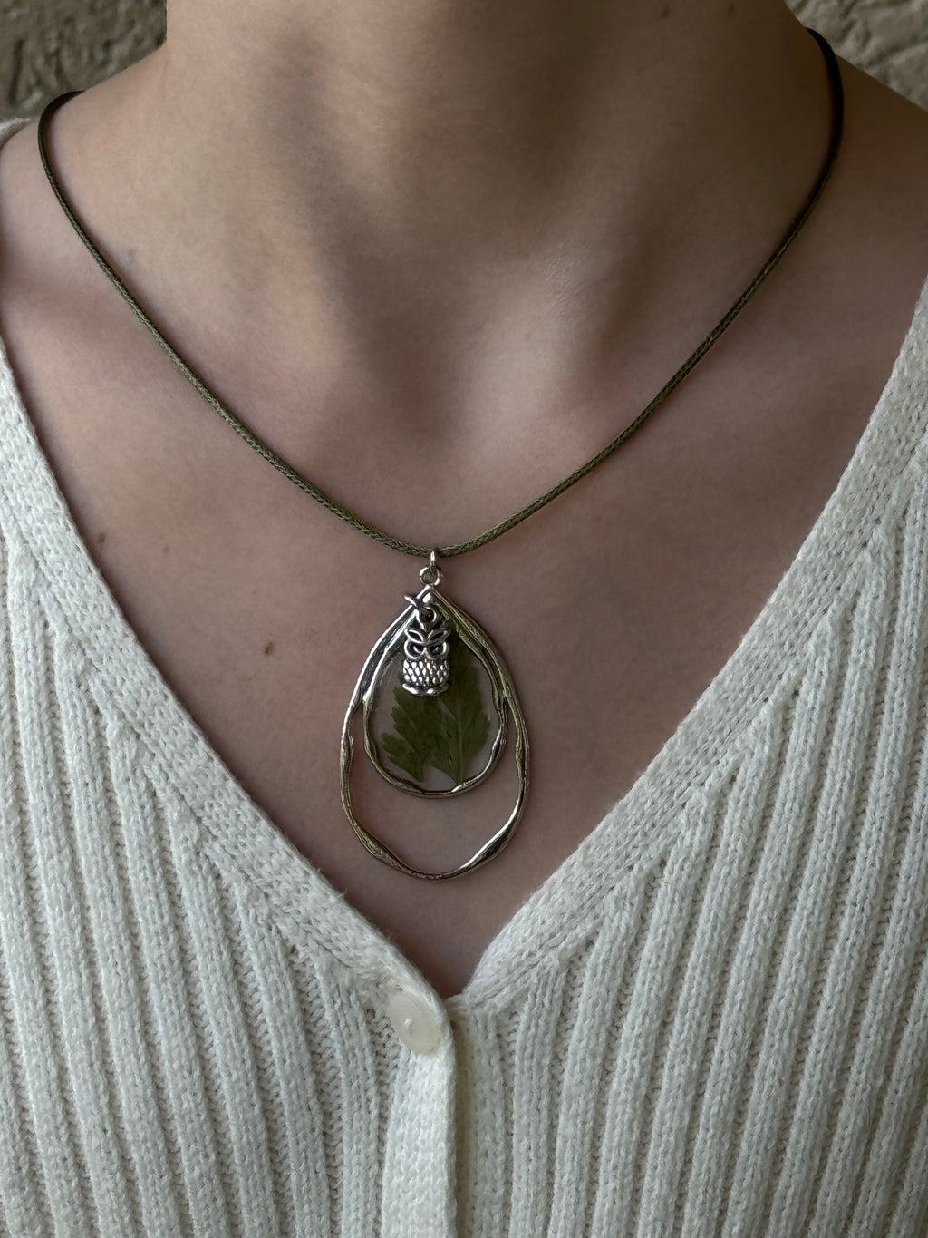 Wisdom Forest Silver Necklace