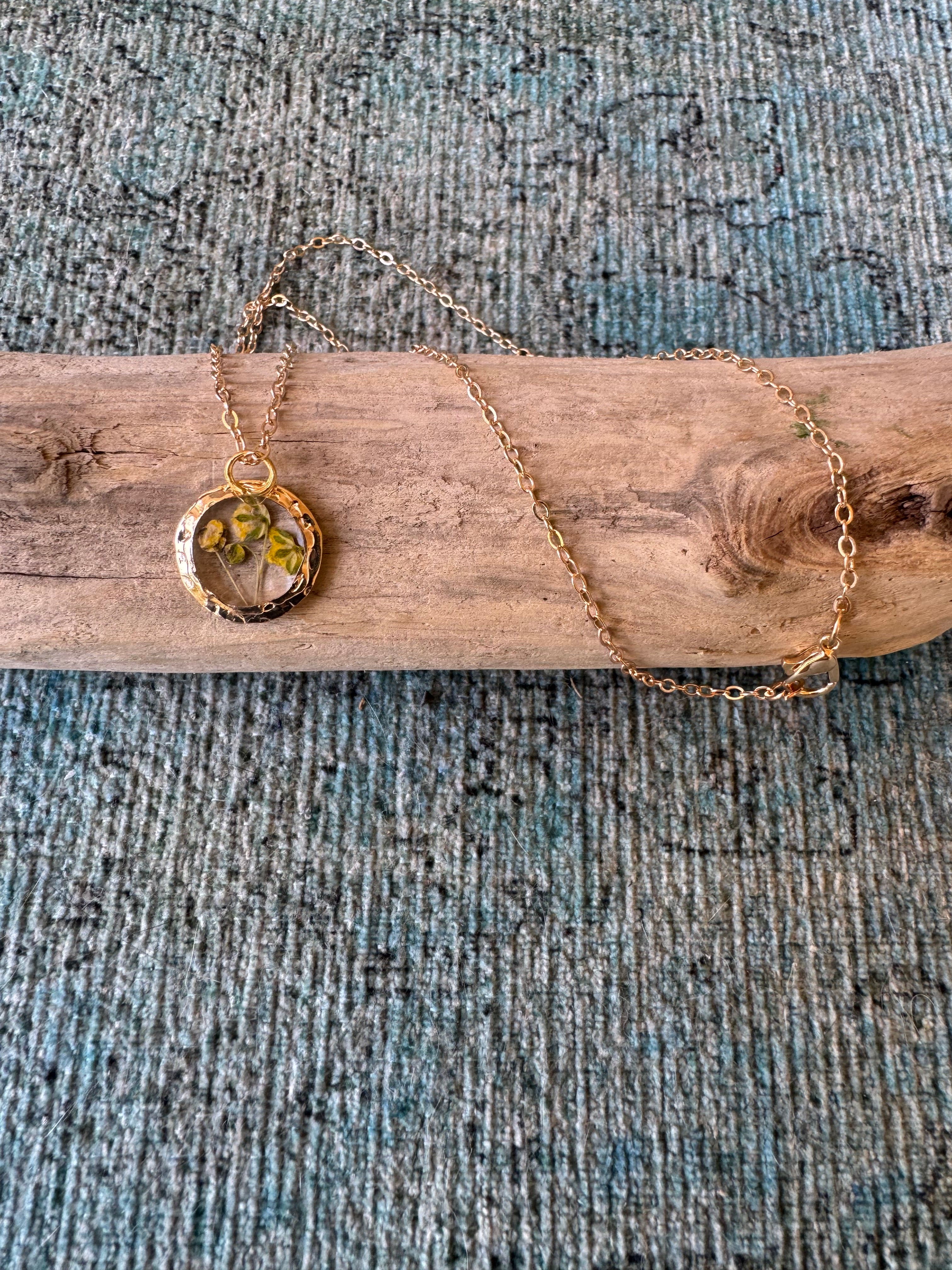 Botanical Bloom Gold Necklace