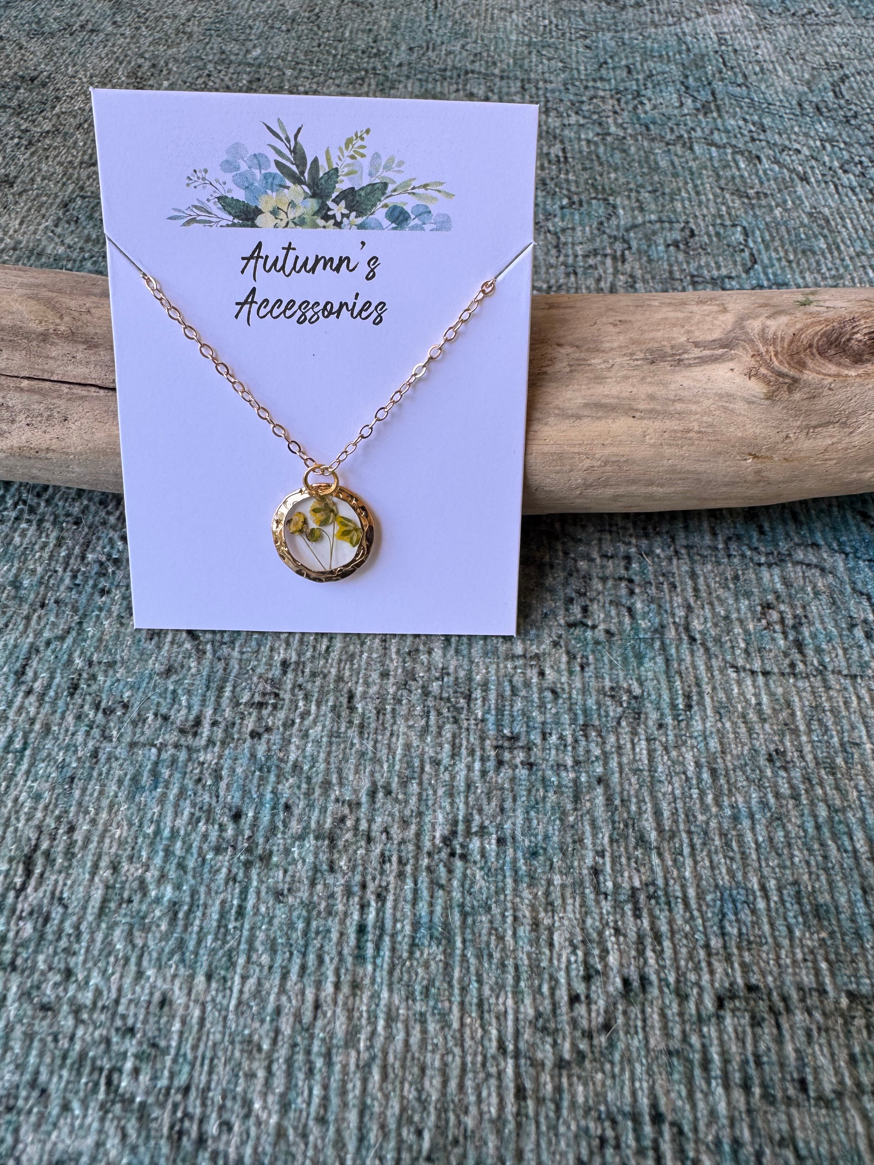 Botanical Bloom Gold Necklace