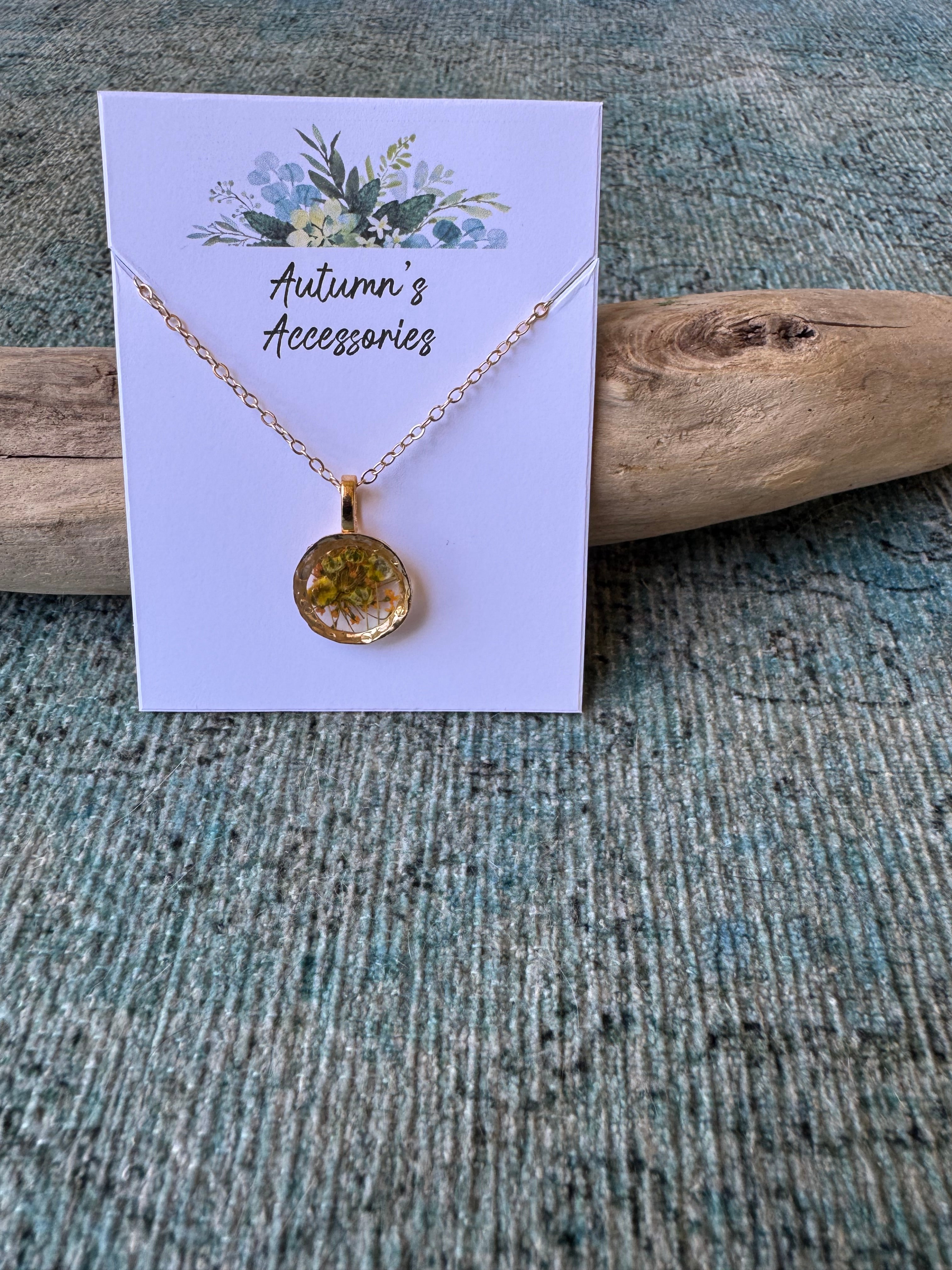 Graceful Garden Gold Necklace