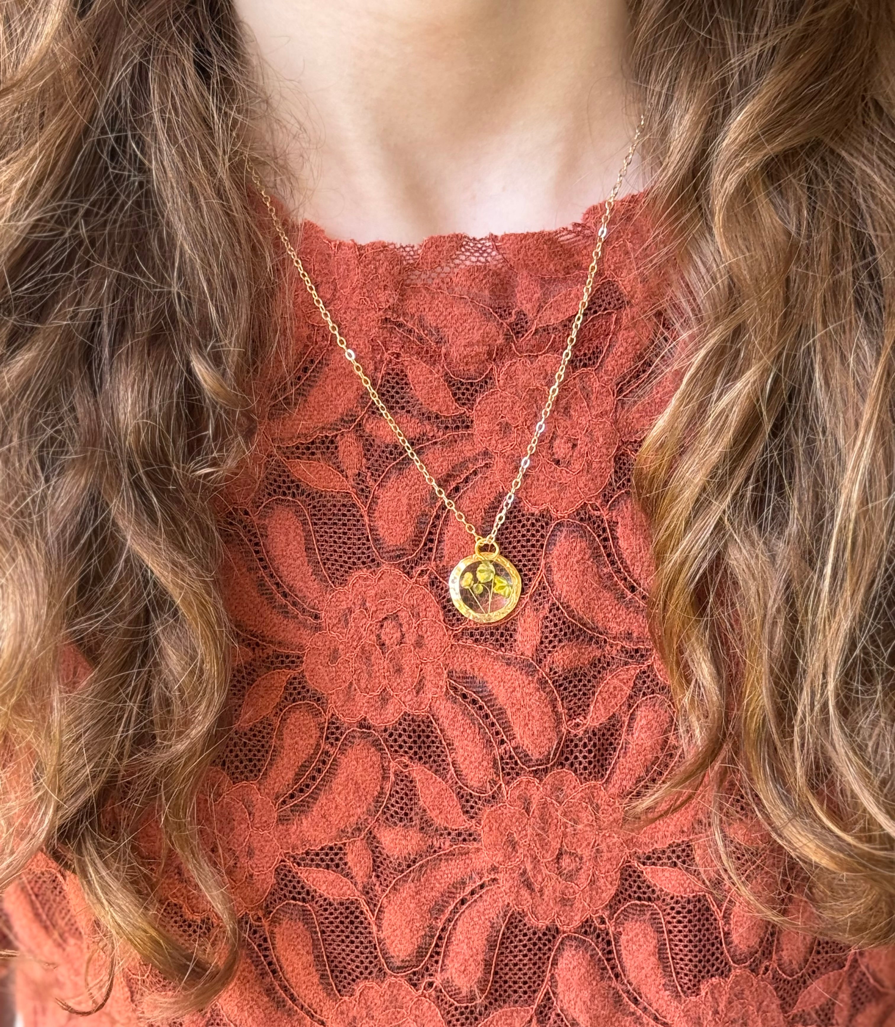 Botanical Bloom Gold Necklace