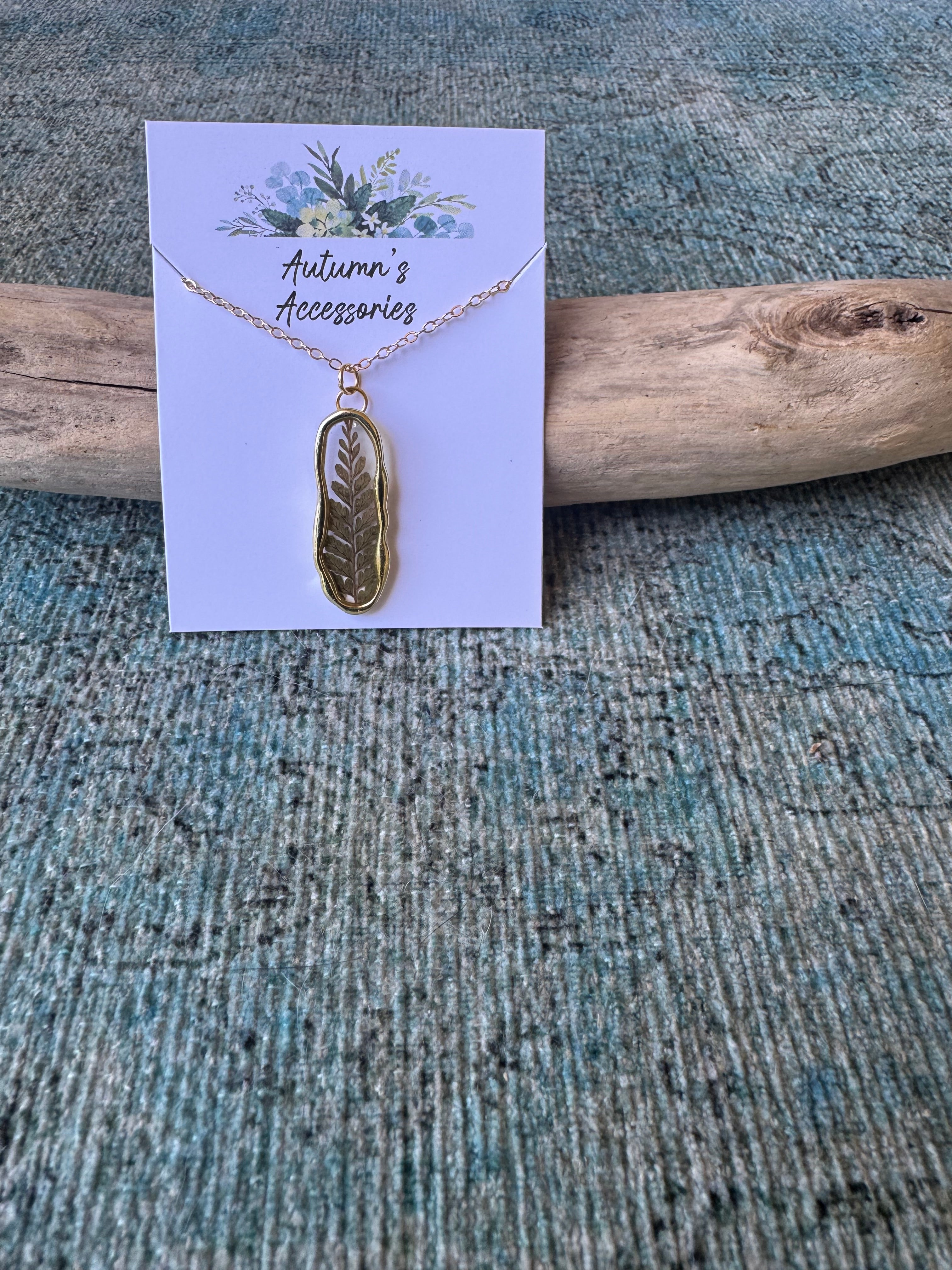 Verdant Glow Gold Necklace