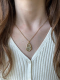Petals & Lace Gold Necklace