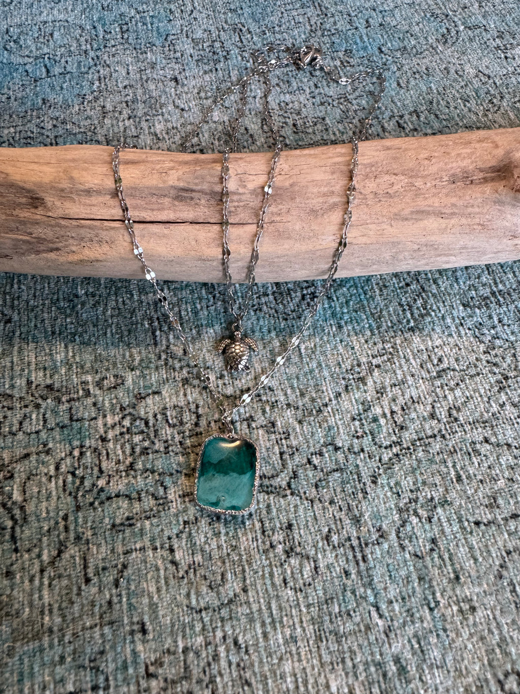 Turquoise Tides Layering Necklace Set