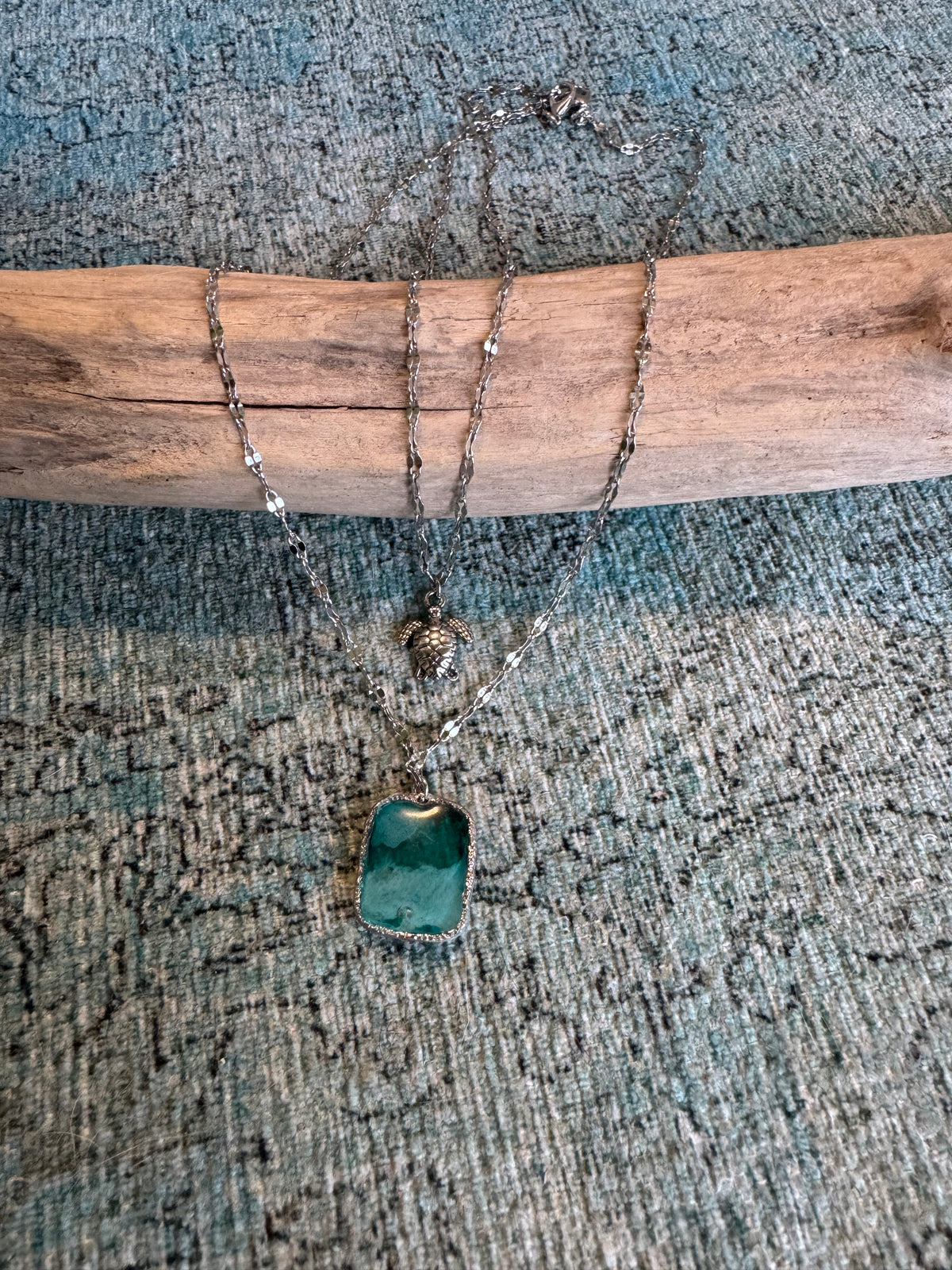 Turquoise Tides Layering Necklace Set
