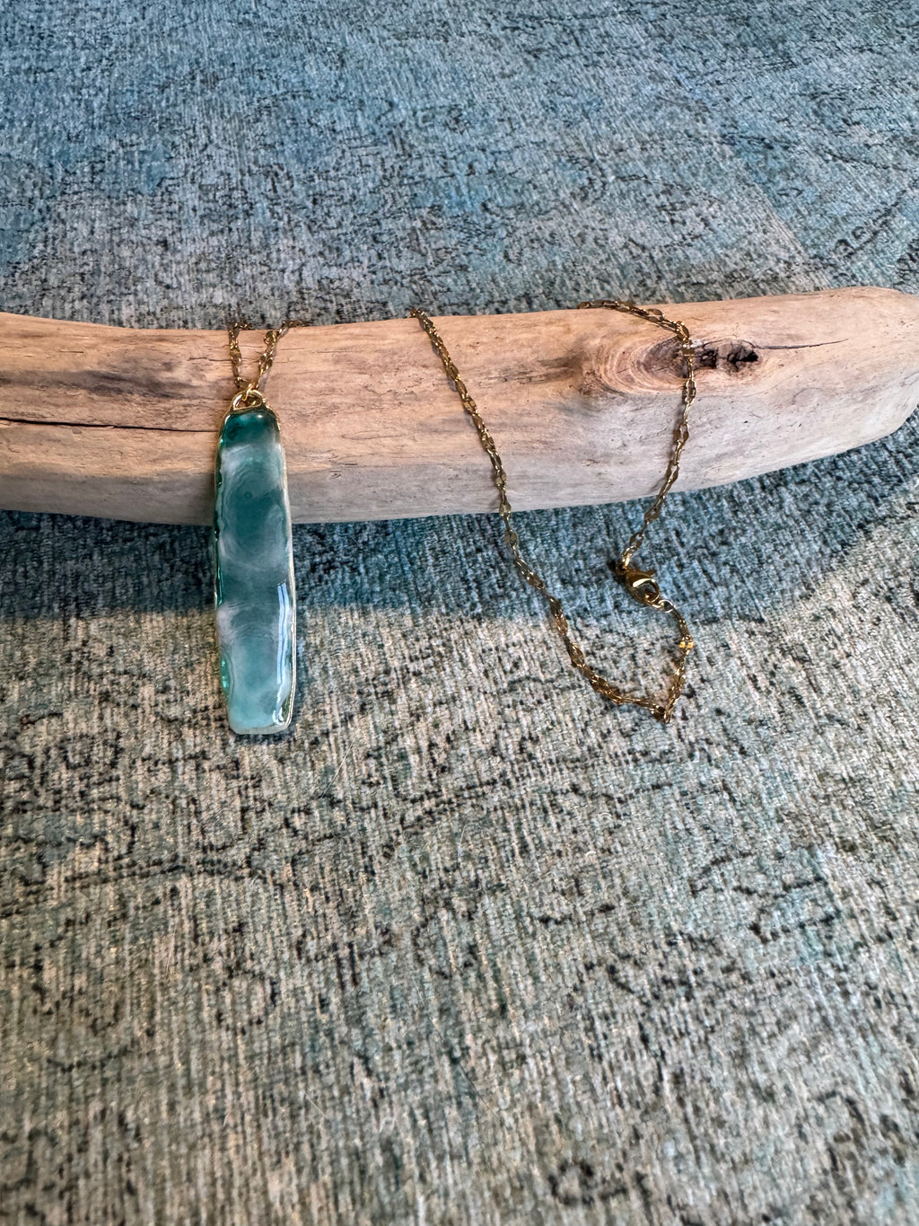 Coastal Mist Gold Necklace