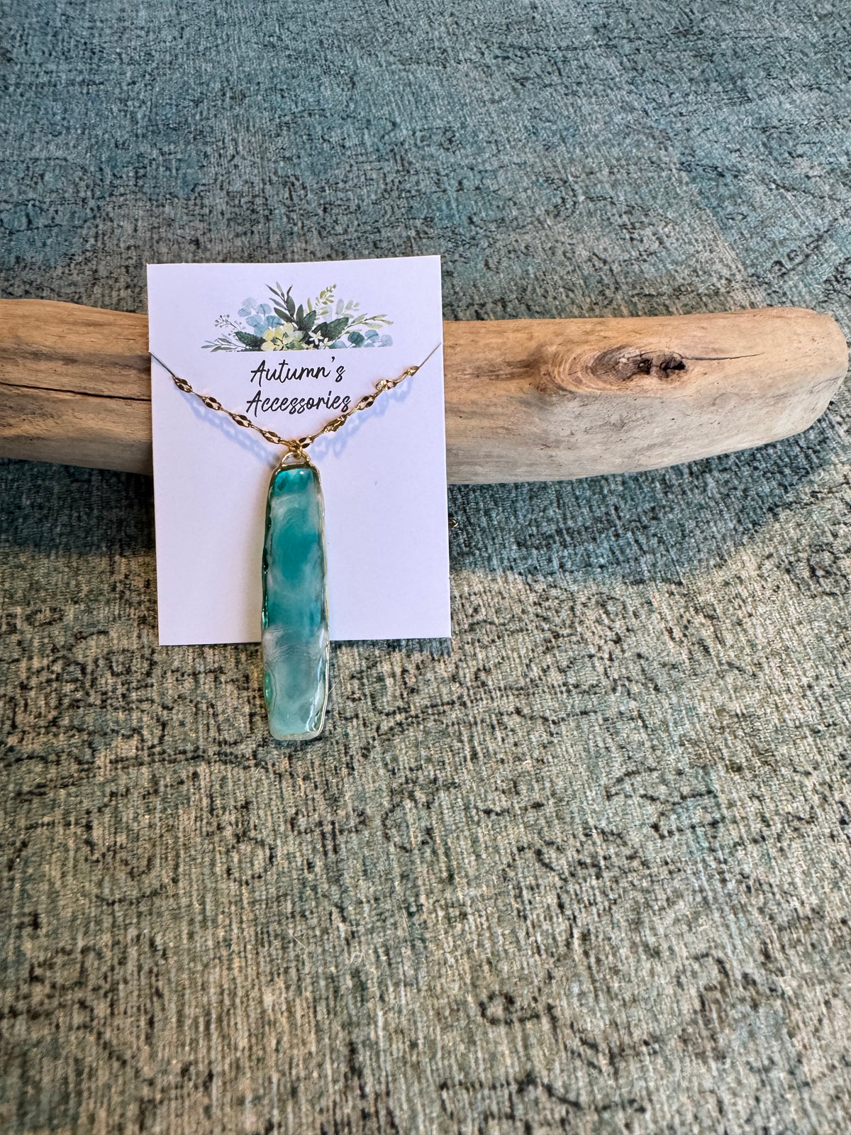 Coastal Mist Gold Necklace