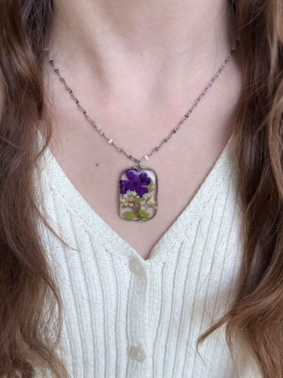 Secret Garden Silver Necklace