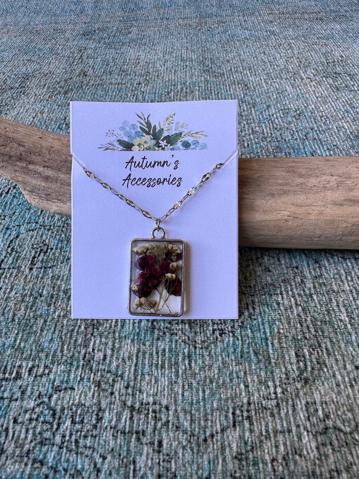 Fall Rhapsody Silver Necklace