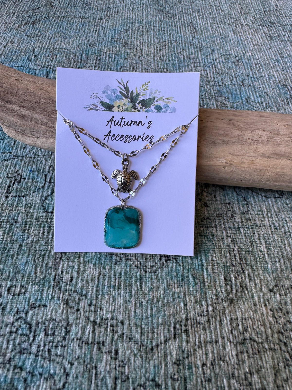 Turquoise Tides Layering Necklace Set