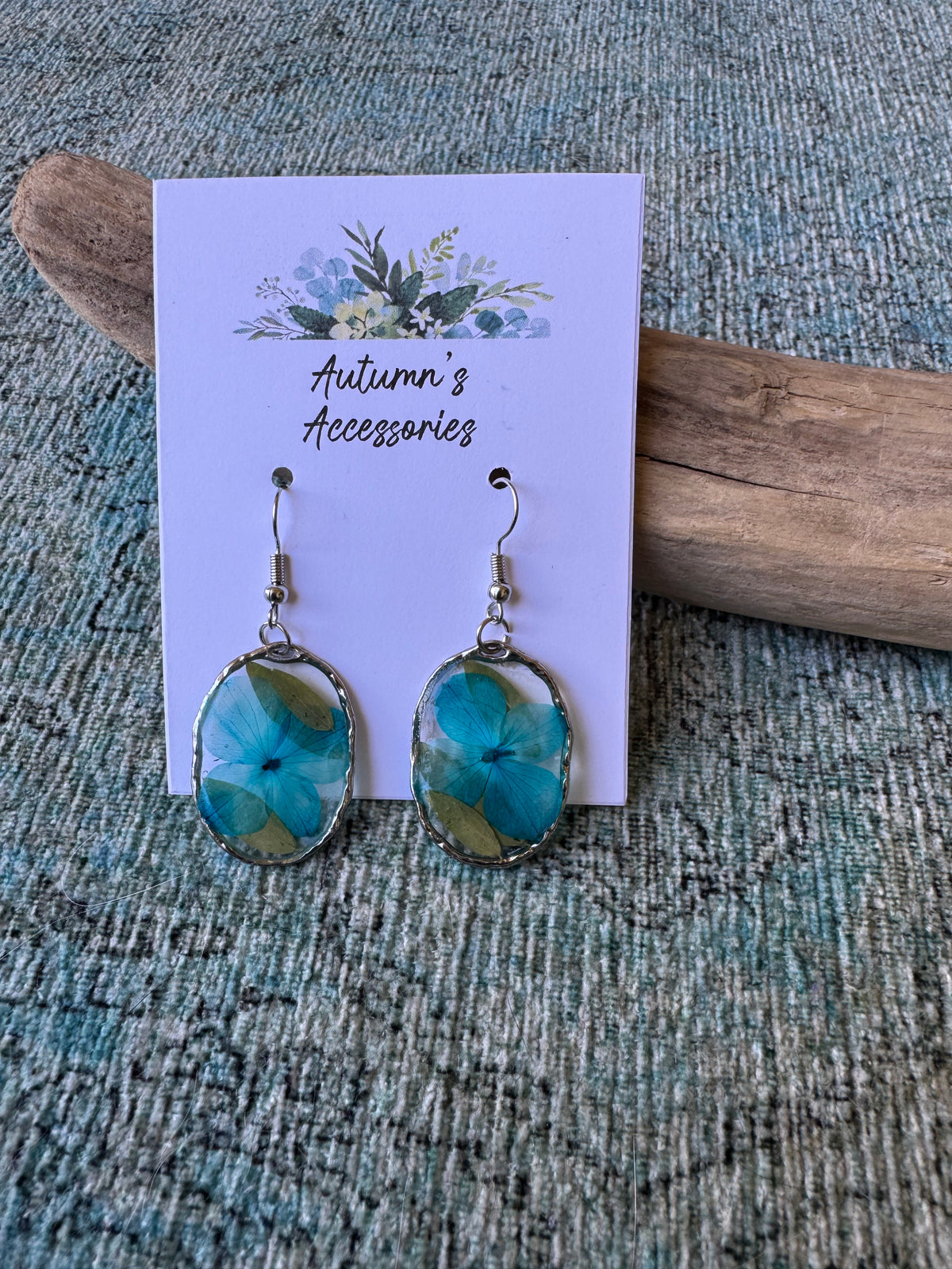Azure Grace Silver Earrings
