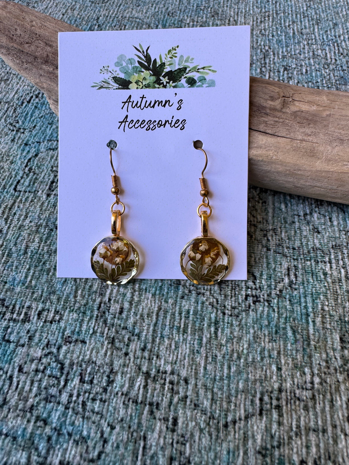 Flora & Fern Gold Earrings