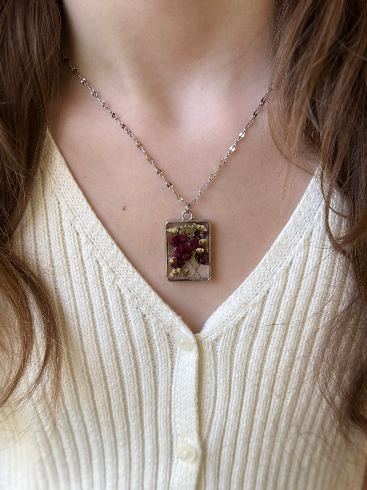 Fall Rhapsody Silver Necklace