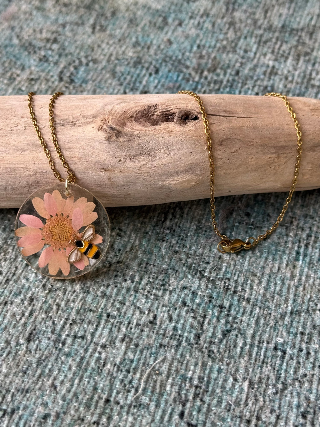 Busy Bee Gold Necklace