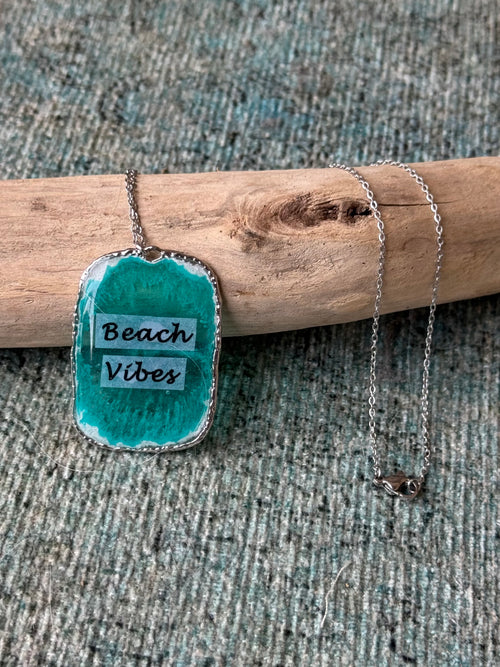 Beach Vibes Silver Necklace