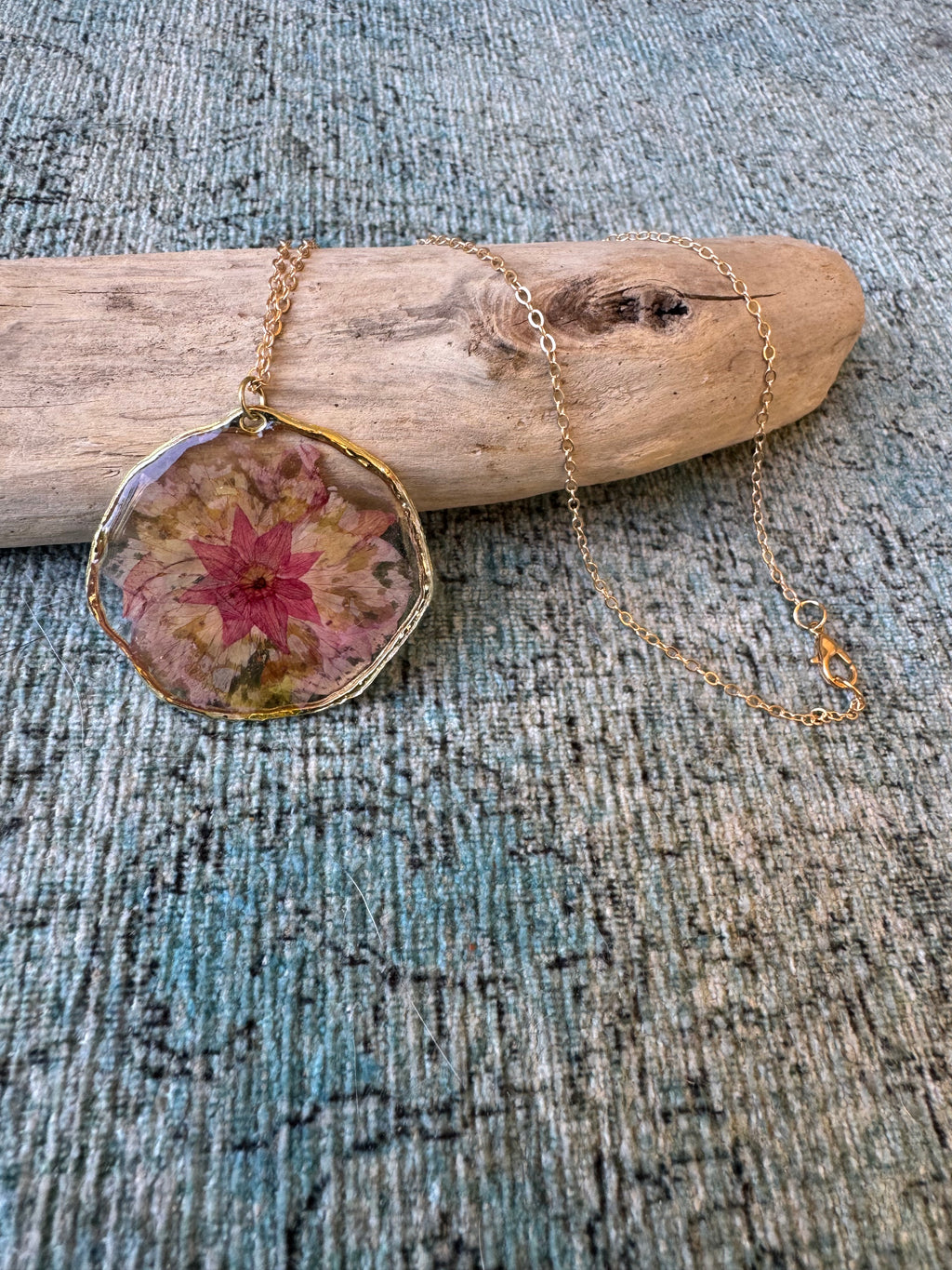 Lotus Bloom Gold Necklace