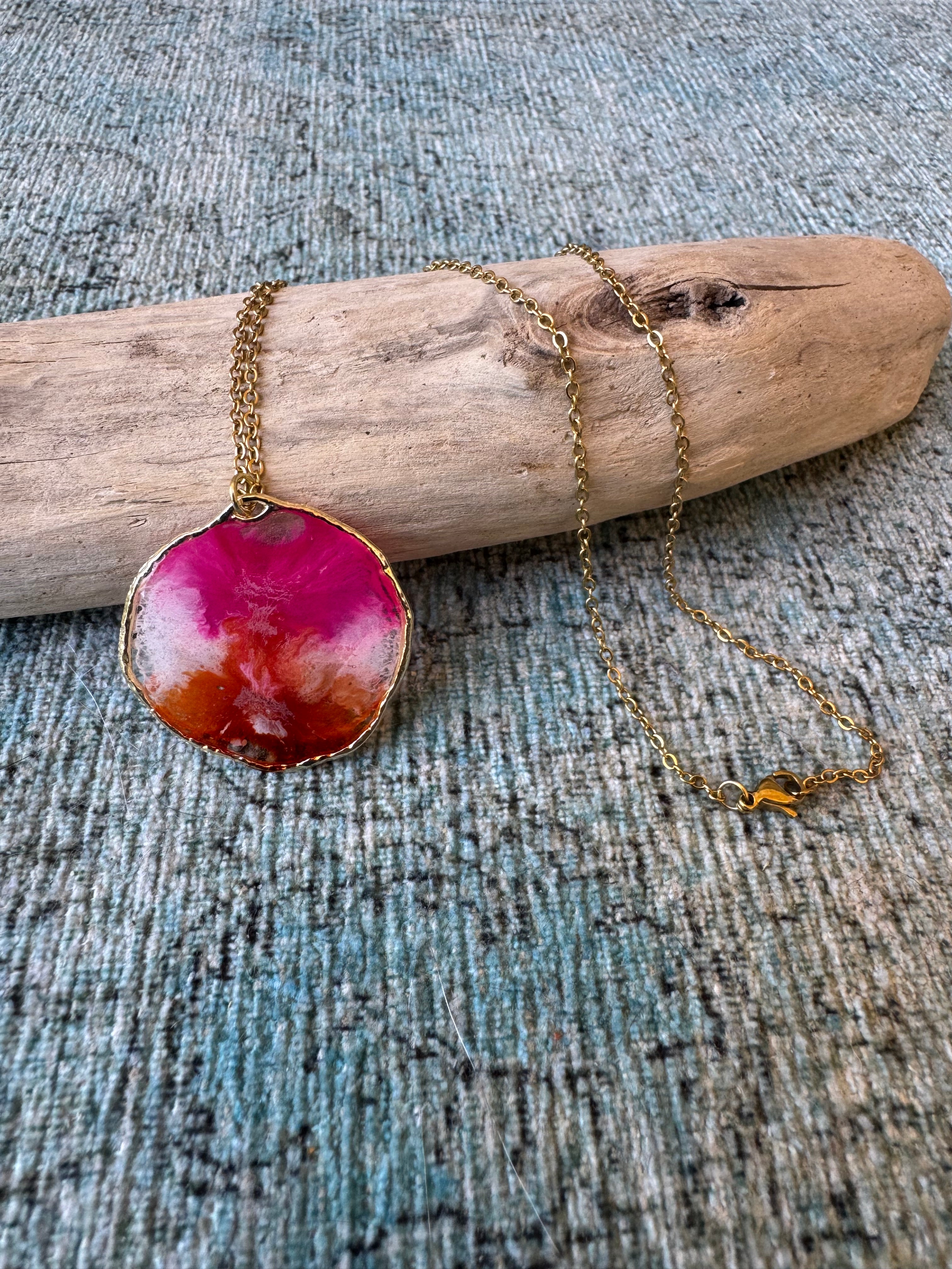 Sherbet Bliss Gold Necklace