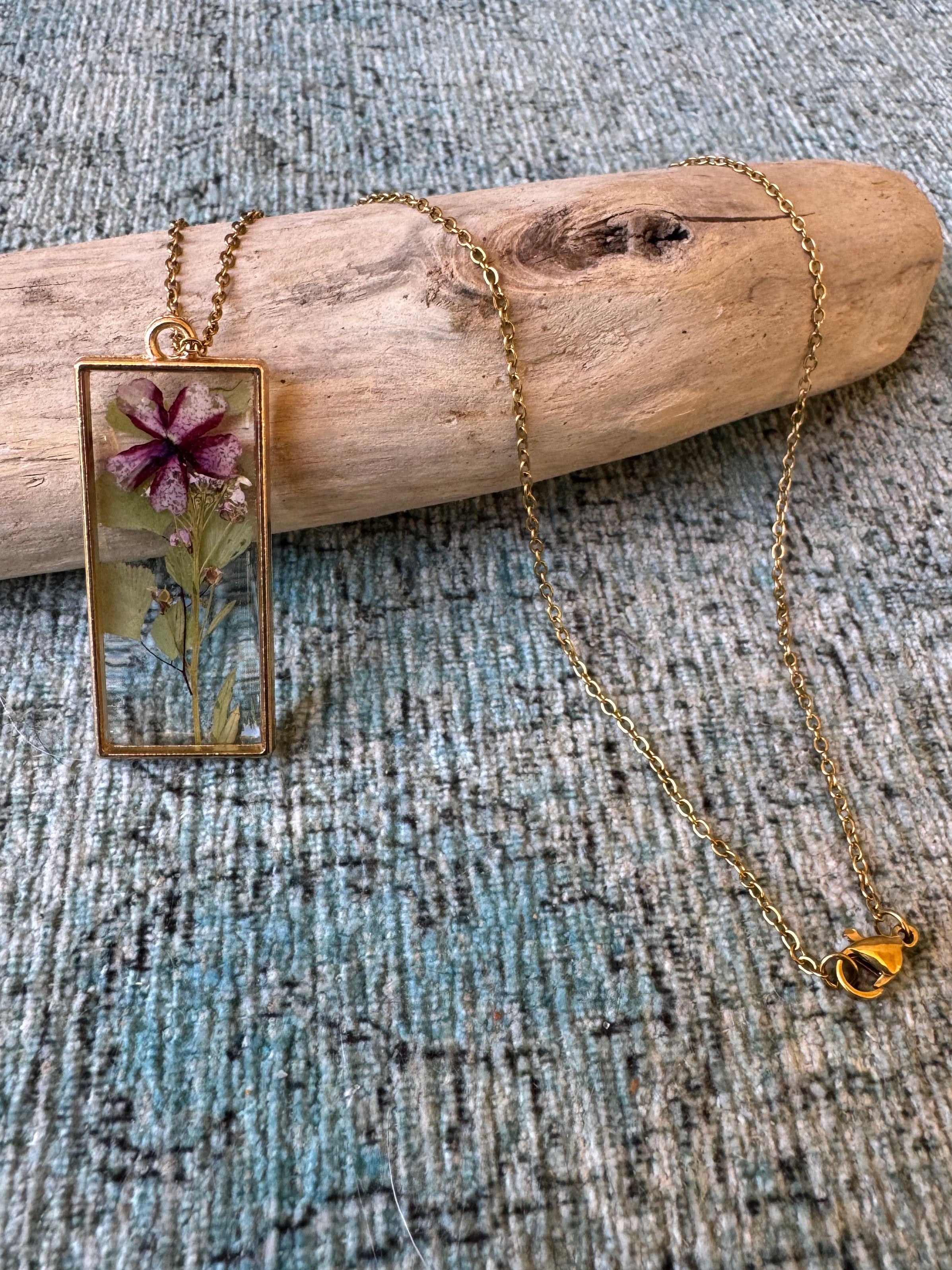 Crimson Crush Gold Necklace
