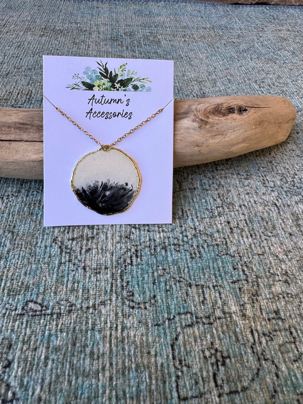 Marshmallow Fluff Gold Necklace